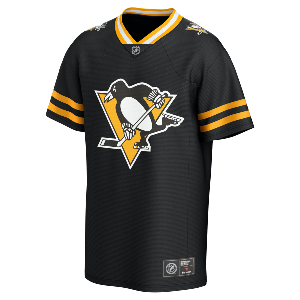 Pittsburgh Penguins Fanatics Core Foundation NHL Trikot Schwarz - STADIUMDREAMS