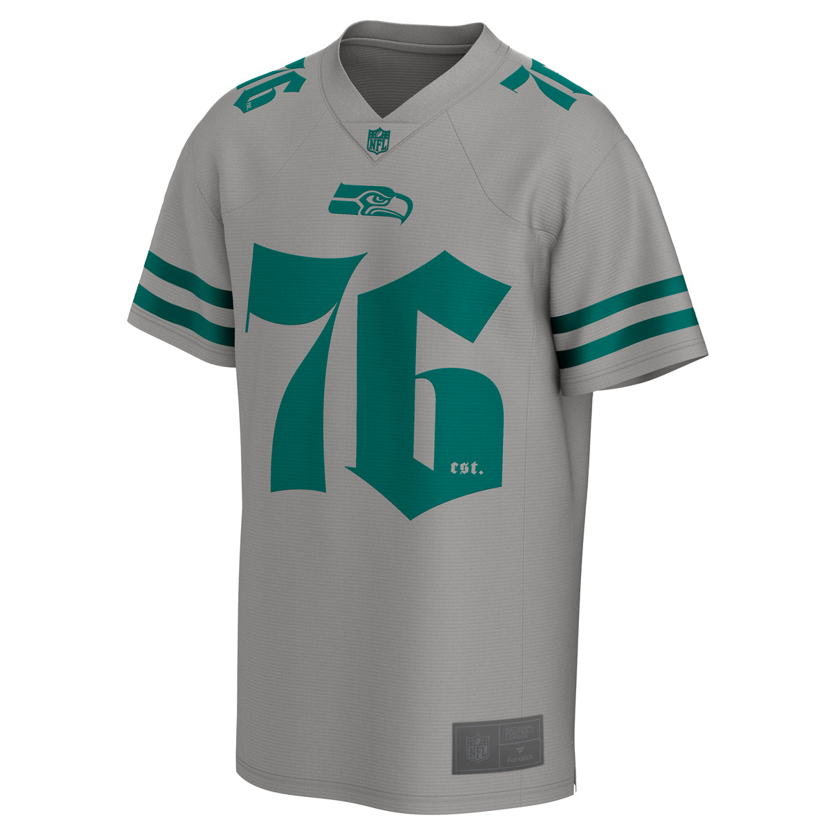 Seattle Seahawks Fanatics Gothic Foundation Fashion NFL Trikot Grau - STADIUMDREAMS