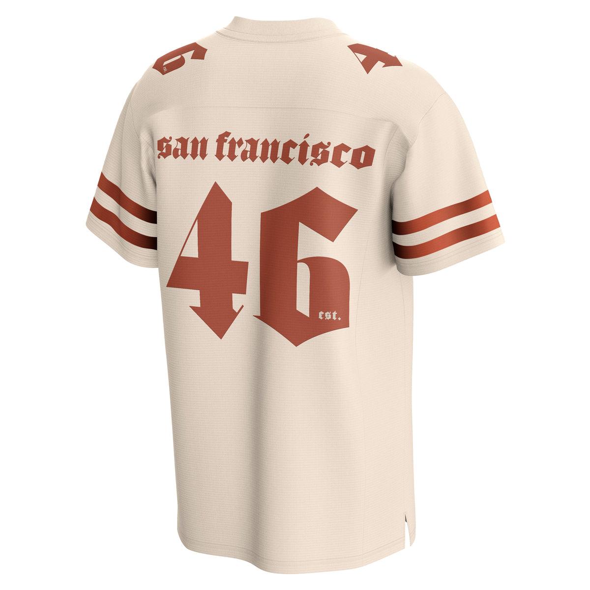 San Francisco 49ers Fanatics Gothic Foundation Fashion NFL Trikot Beige - STADIUMDREAMS