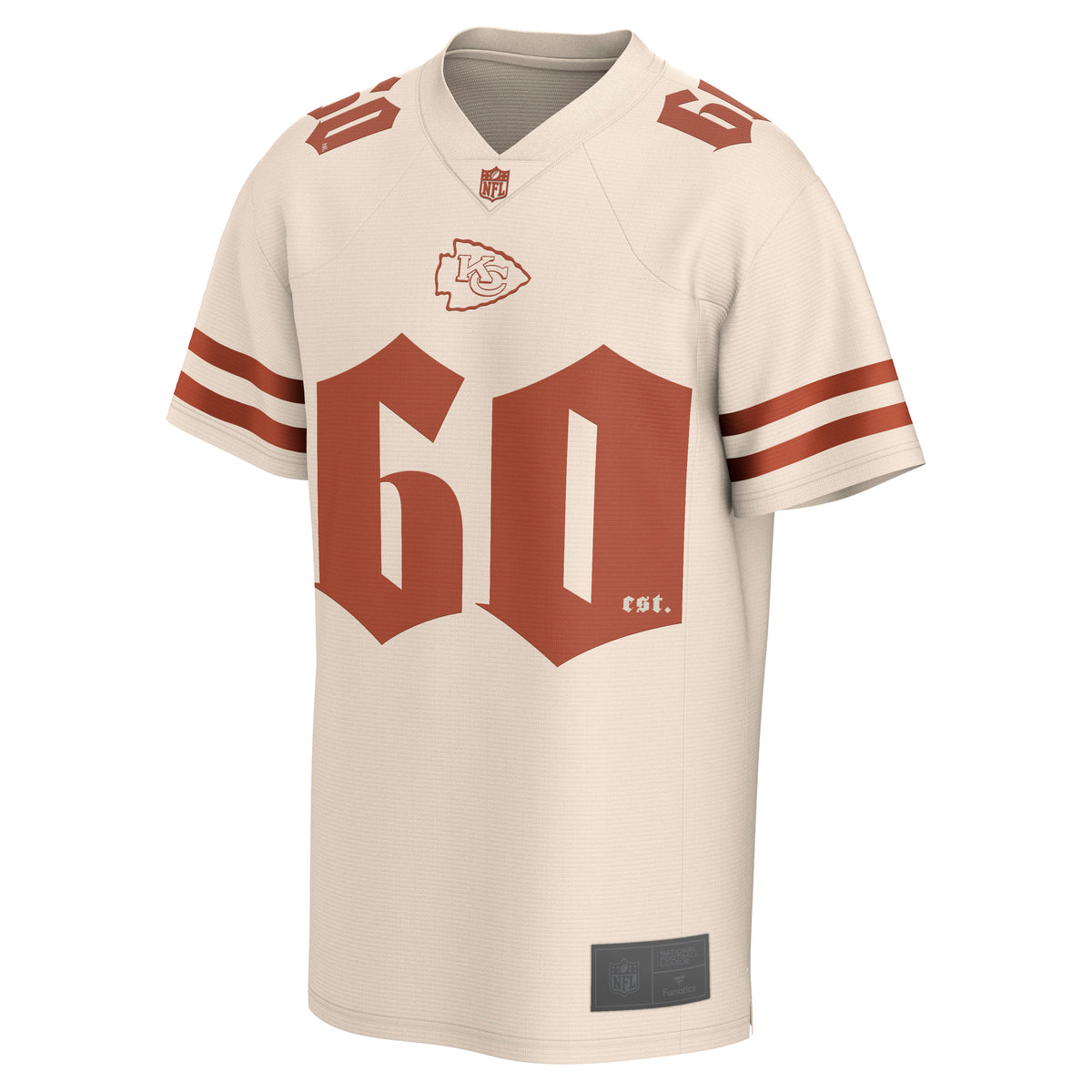 Kansas City Chiefs Fanatics Gothic Foundation Fashion NFL Trikot Beige - STADIUMDREAMS