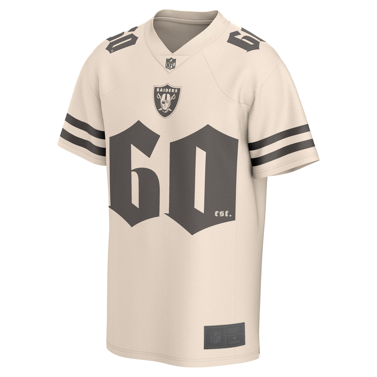 Las Vegas Raiders Fanatics Gothic Foundation Fashion NFL Trikot Beige