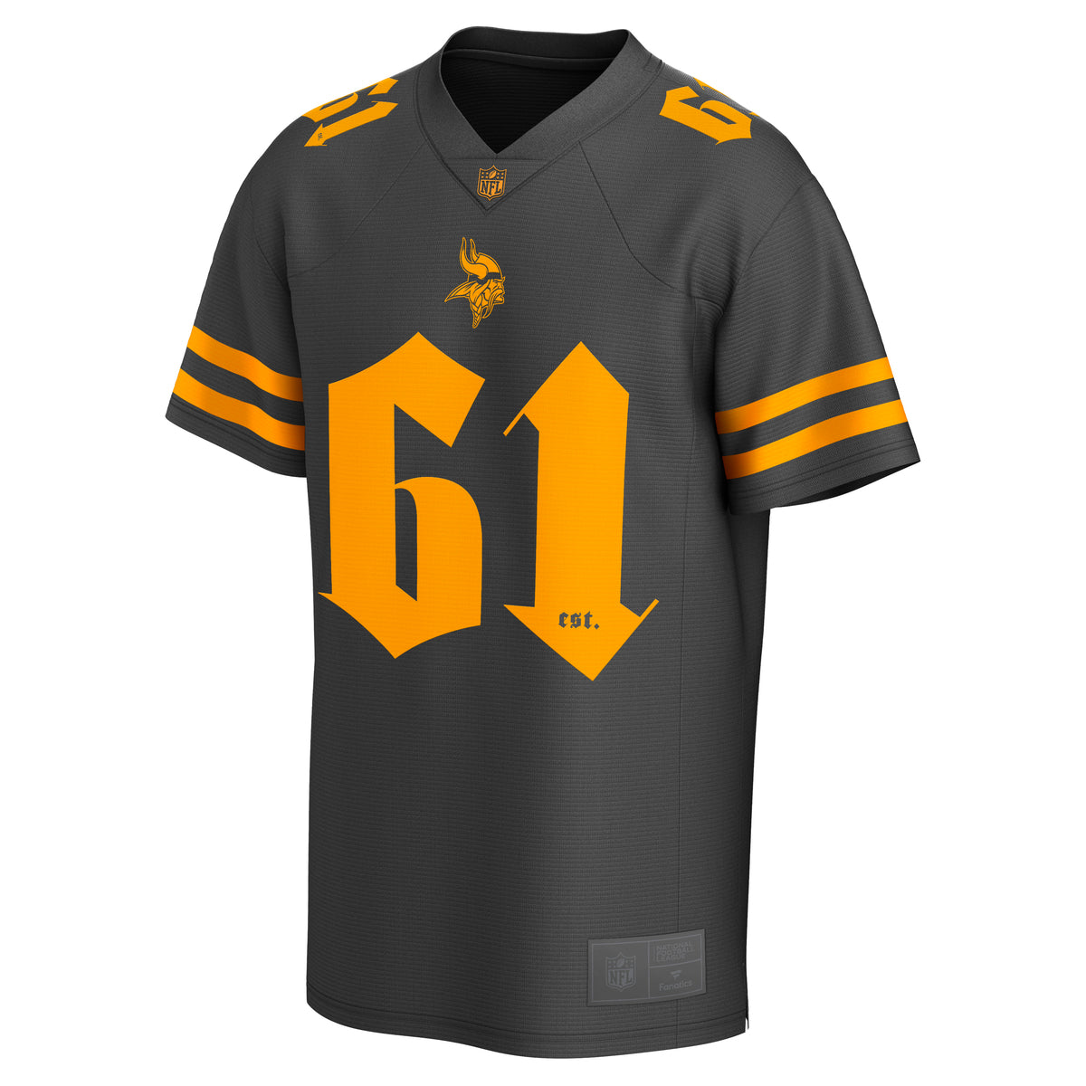 Minnesota Vikings Fanatics Gothic Foundation Fashion NFL Trikot Schwarz