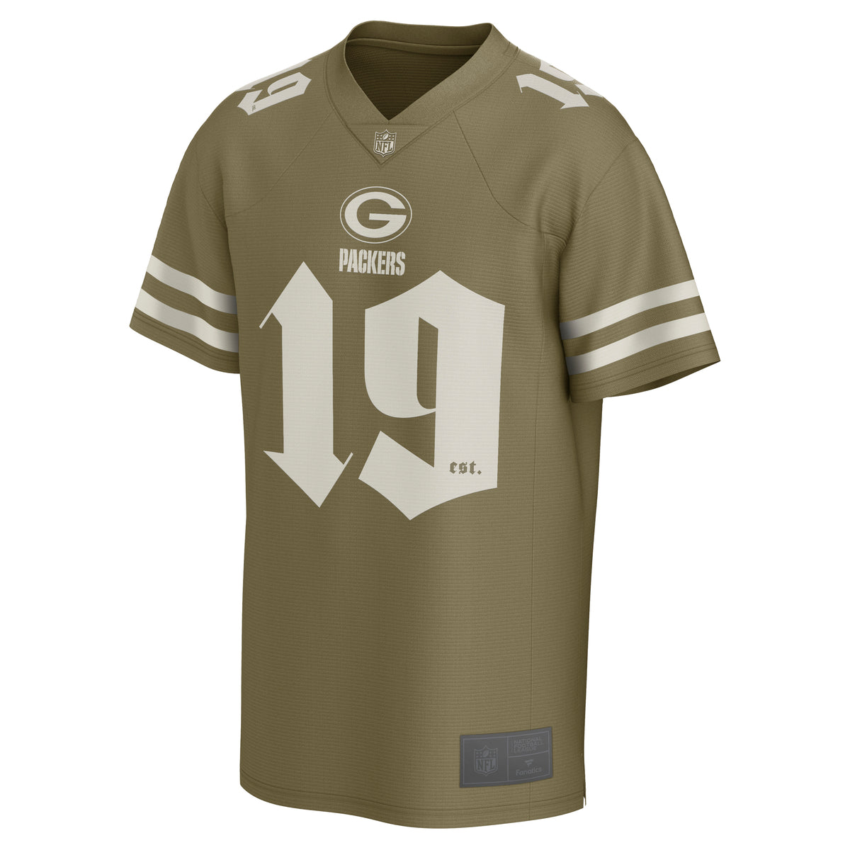 Green Bay Packers Fanatics Gothic Foundation Fashion NFL Trikot Olive Grün - STADIUMDREAMS
