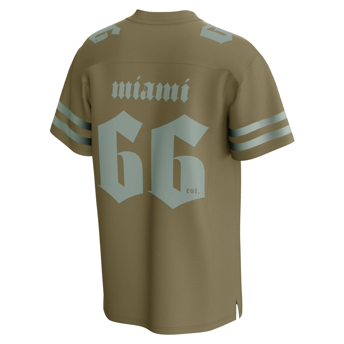 Miami Dolphins Fanatics Gothic Foundation Fashion NFL Trikot Olive Grün - STADIUMDREAMS