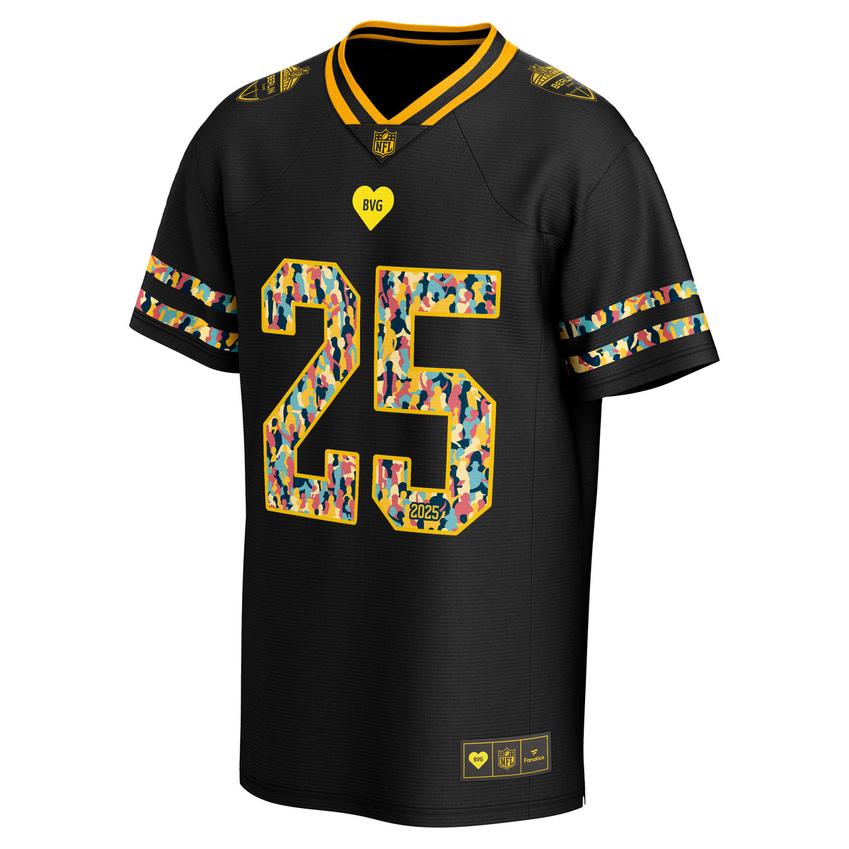 2025 NFL Berlin Game Falcons vs. Colts Fanatics BVG Limited Edition Trikot Schwarz