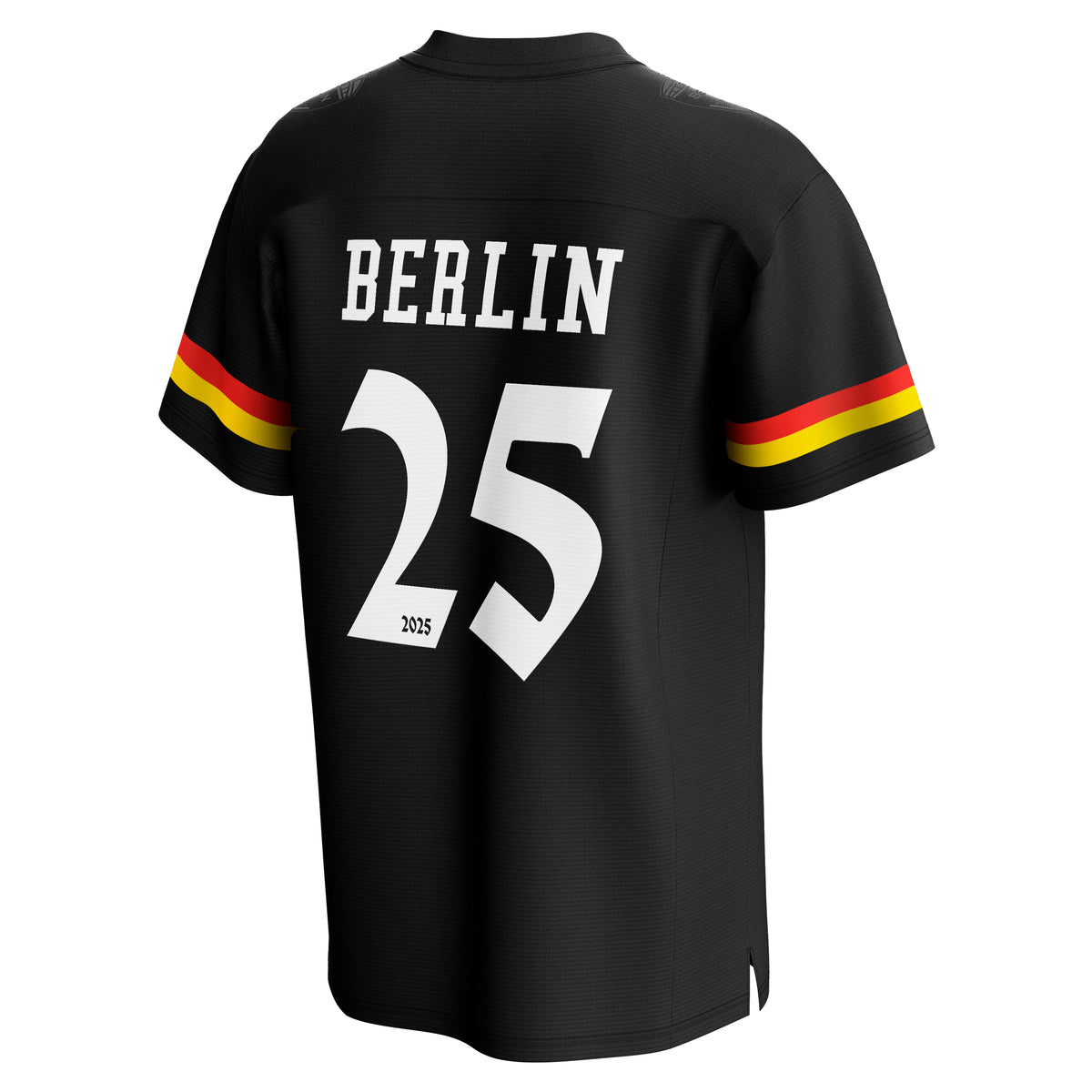 2025 NFL Berlin Game Falcons vs. Colts Fanatics STREETS OF BERLIN Limited Edition Trikot Schwarz