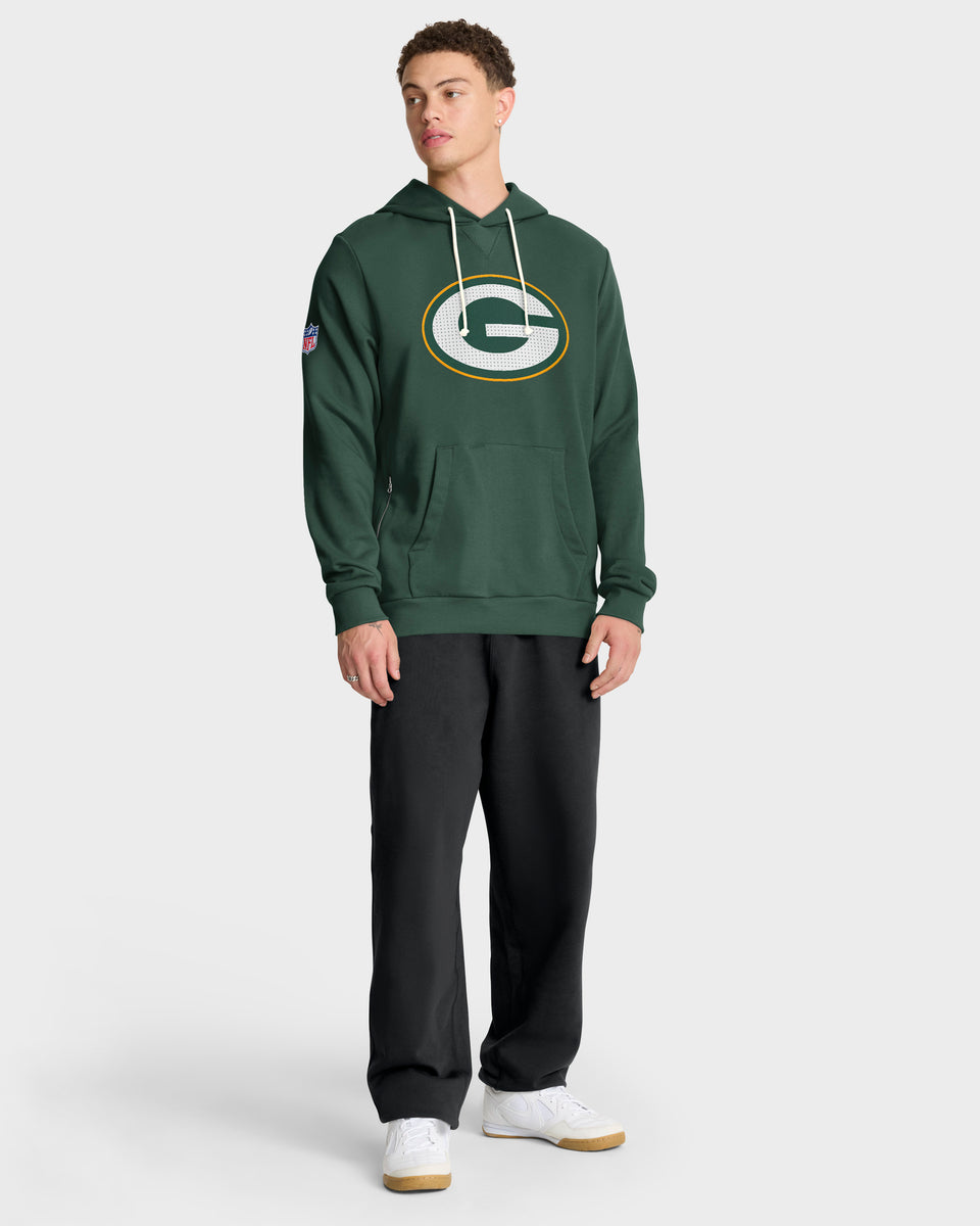 Green Bay Packers 2025 NFL Sideline Nike Standard Issue Hoodie Grün