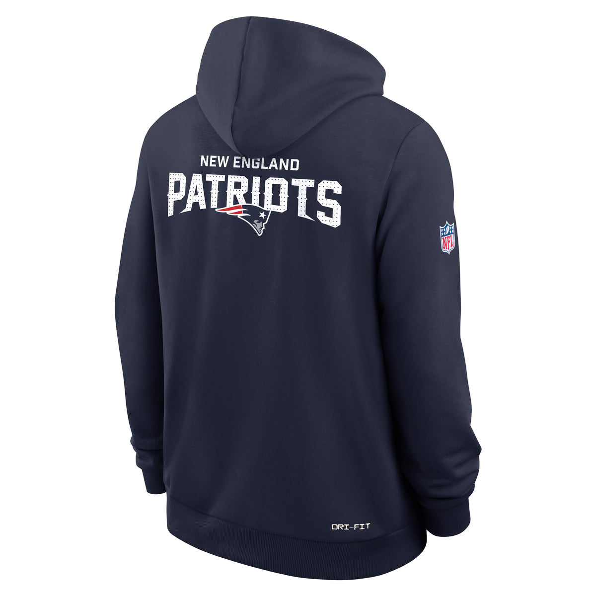 New England Patriots 2025 NFL Sideline Nike Standard Issue Hoodie Navy - STADIUMDREAMS