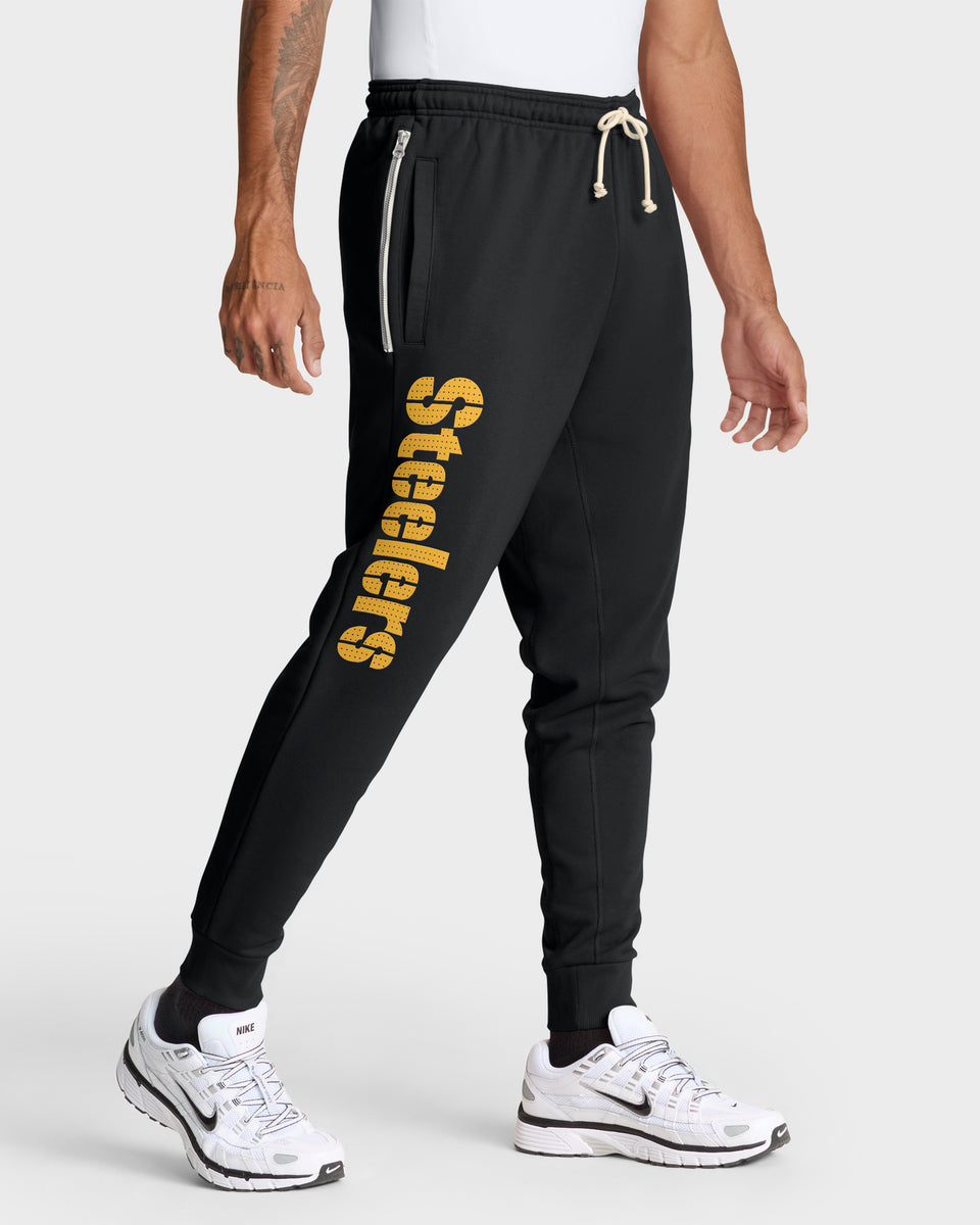 Pittsburgh Steelers 2025 NFL Sideline Nike Standard Issue Sweatpants Jogginghose Schwarz - STADIUMDREAMS
