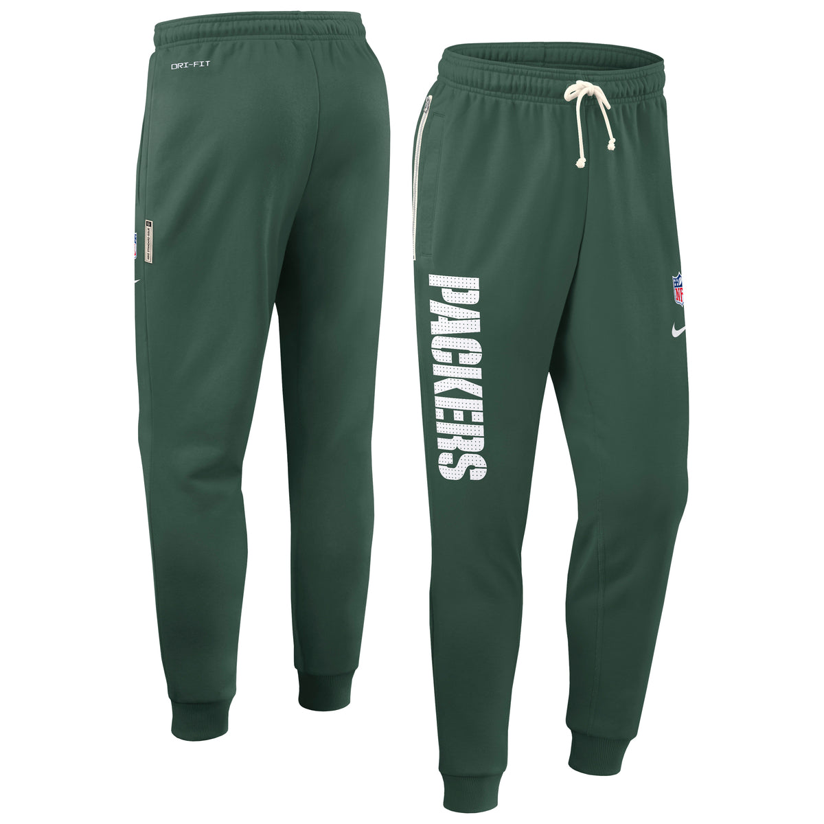 Green Bay Packers 2025 NFL Sideline Nike Standard Issue Sweatpants Jogginghose Grün