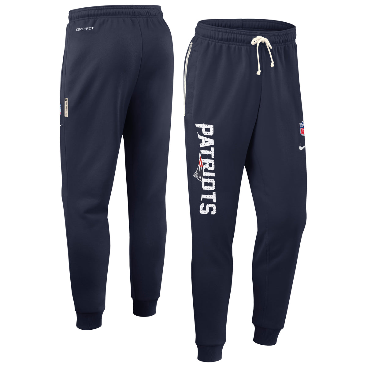 New England Patriots 2025 NFL Sideline Nike Standard Issue Sweatpants Jogginghose Navy