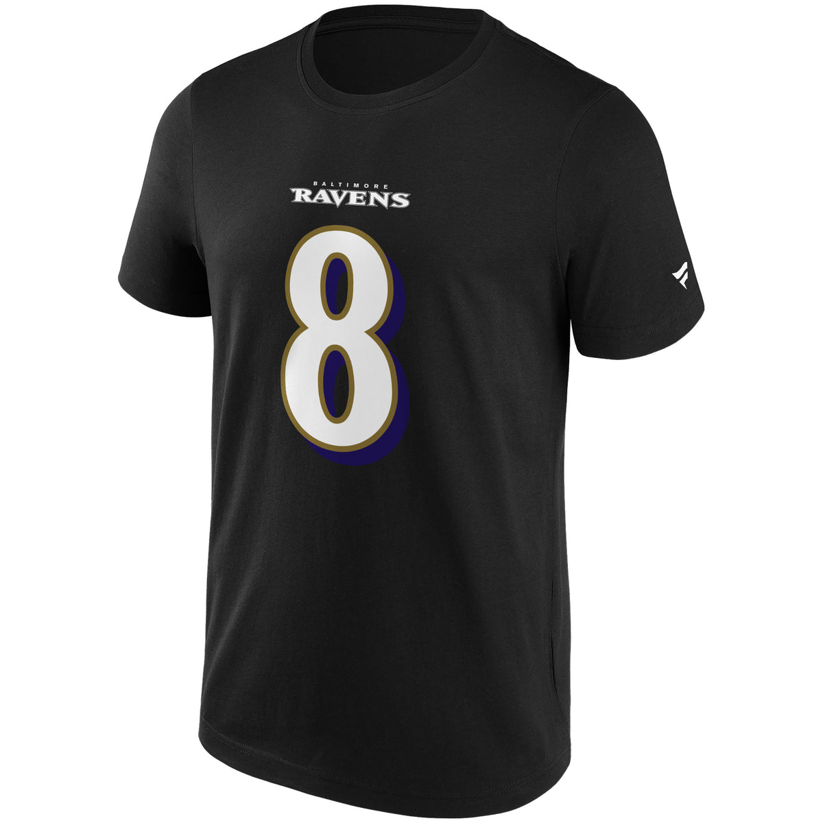 Lamar Jackson #8 Baltimore Ravens Fanatics NFL Player T-Shirt Schwarz - STADIUMDREAMS