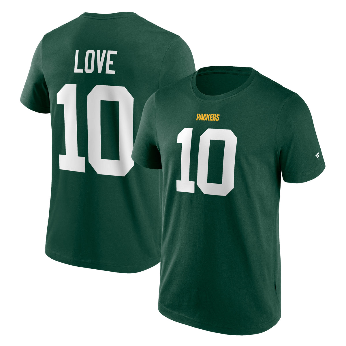 Jordan Love #10 Green Bay Packers Fanatics NFL Player T-Shirt Grün - STADIUMDREAMS