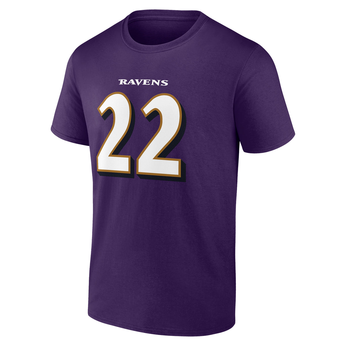 Derrick Henry #22 Baltimore Ravens Fanatics NFL Player T-Shirt Lila - STADIUMDREAMS