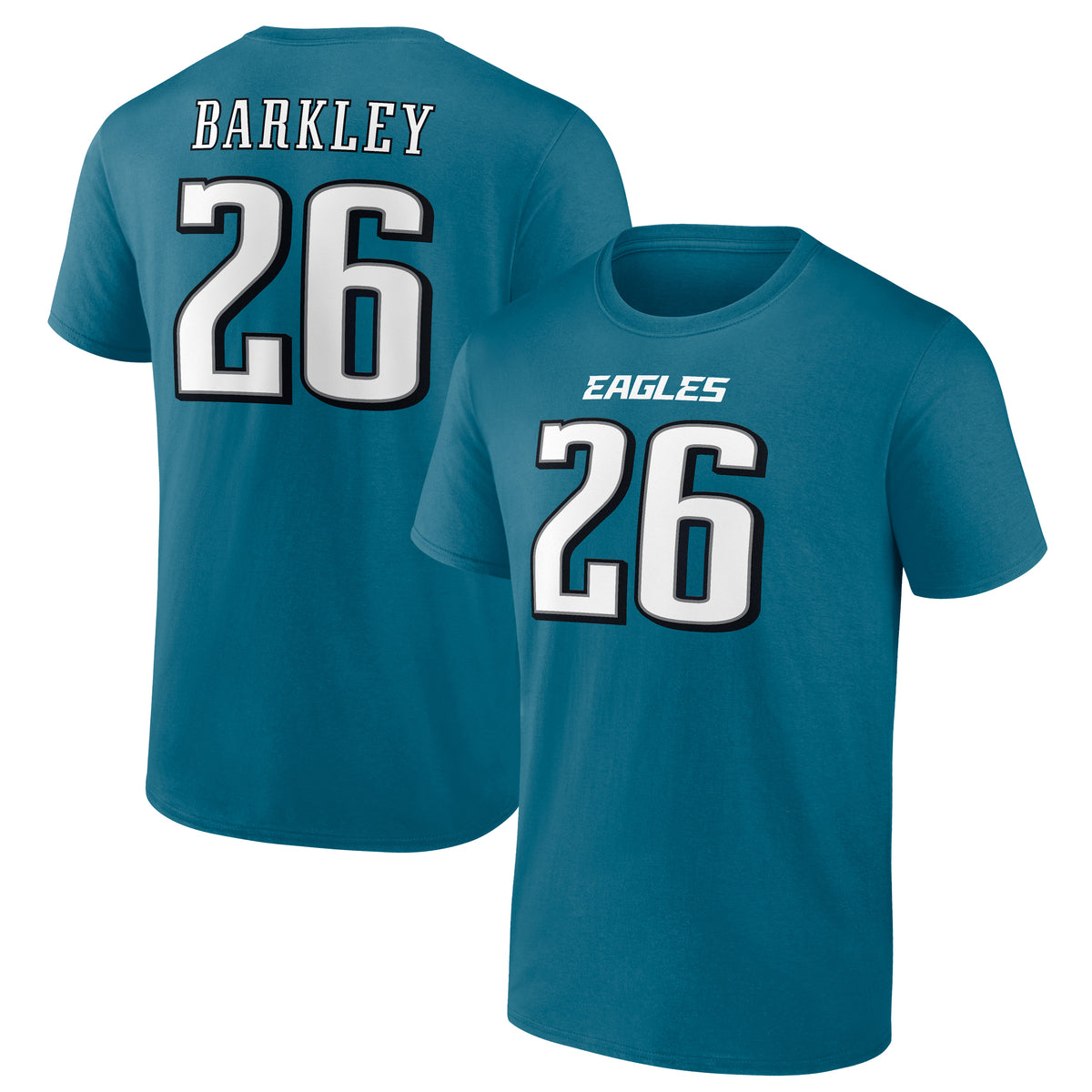 Saquon Barkley #26 Philadelphia Eagles Fanatics NFL Player T-Shirt Grün - STADIUMDREAMS