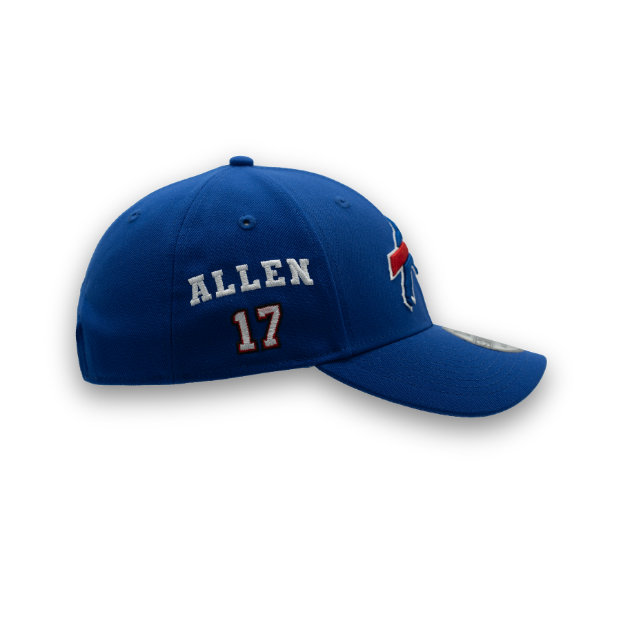 Buffalo Bills Josh Allen #17 New Era 9FORTY NFL Player Cap Blau StadiumDreams Exclusive - STADIUMDREAMS