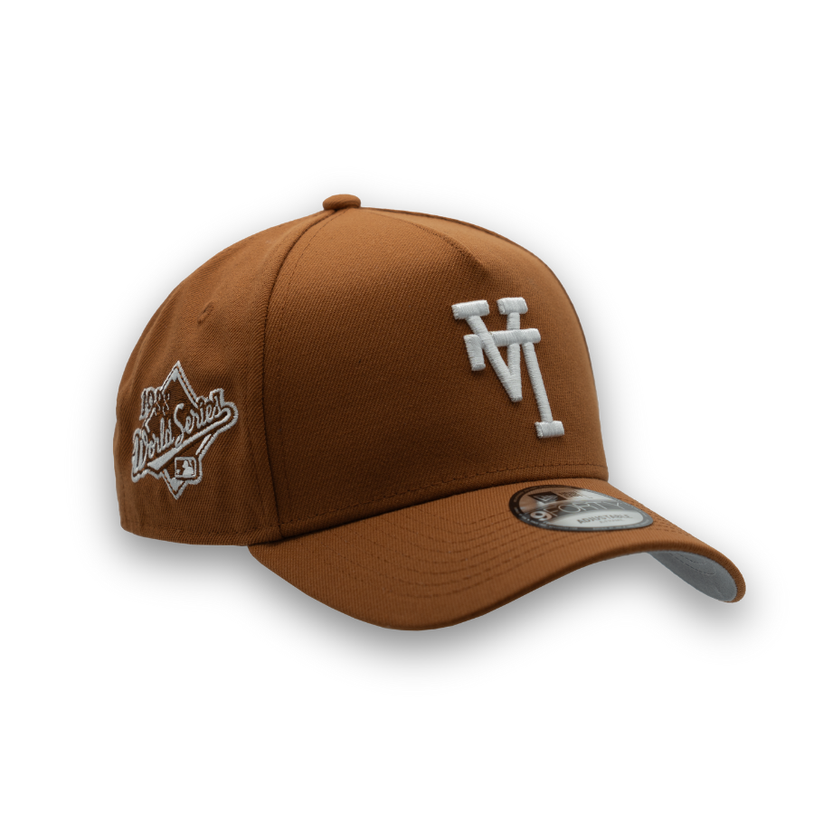 Los Angeles Dodgers Upside Down New Era 9FORTY A-Frame MLB Cap Kupfer Braun StadiumDreams Exclusive