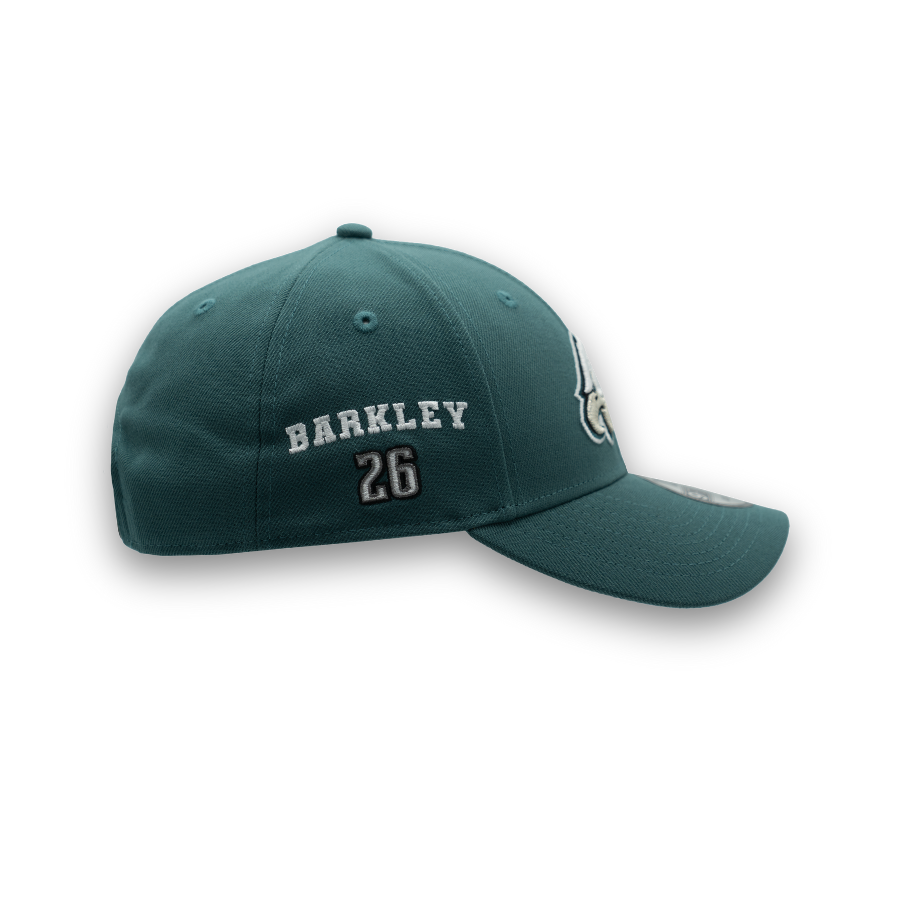 Philadelphia Eagles Saquon Barkley #26 New Era 9FORTY NFL Player Cap Grün StadiumDreams Exclusive - STADIUMDREAMS