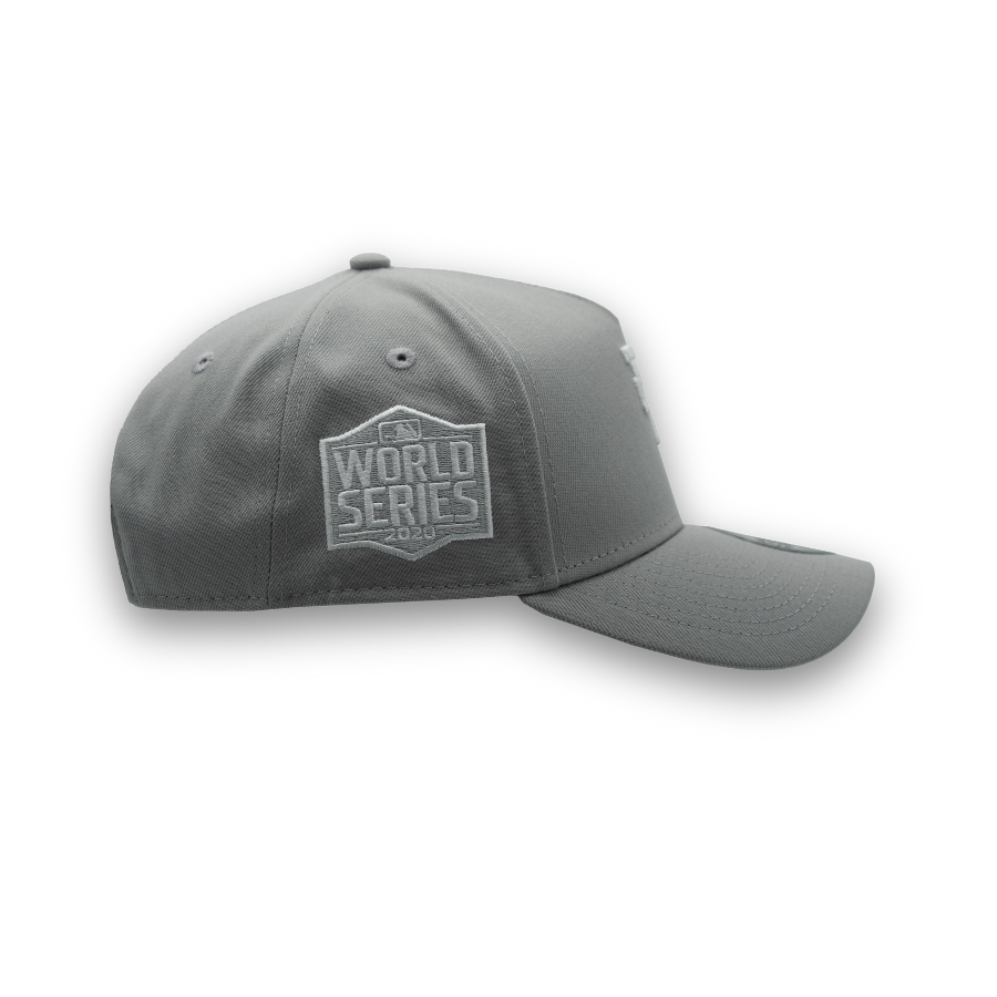 Los Angeles Dodgers Upside Down New Era 9FORTY A-Frame MLB Cap Grau StadiumDreams Exclusive - STADIUMDREAMS