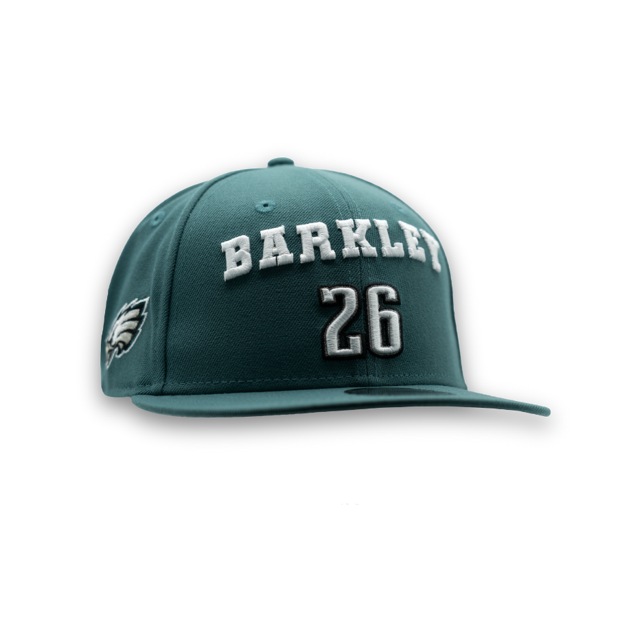 Philadelphia Eagles Saquon Barkley #26 New Era 9FIFTY NFL Player Cap Grün StadiumDreams Exclusive - STADIUMDREAMS