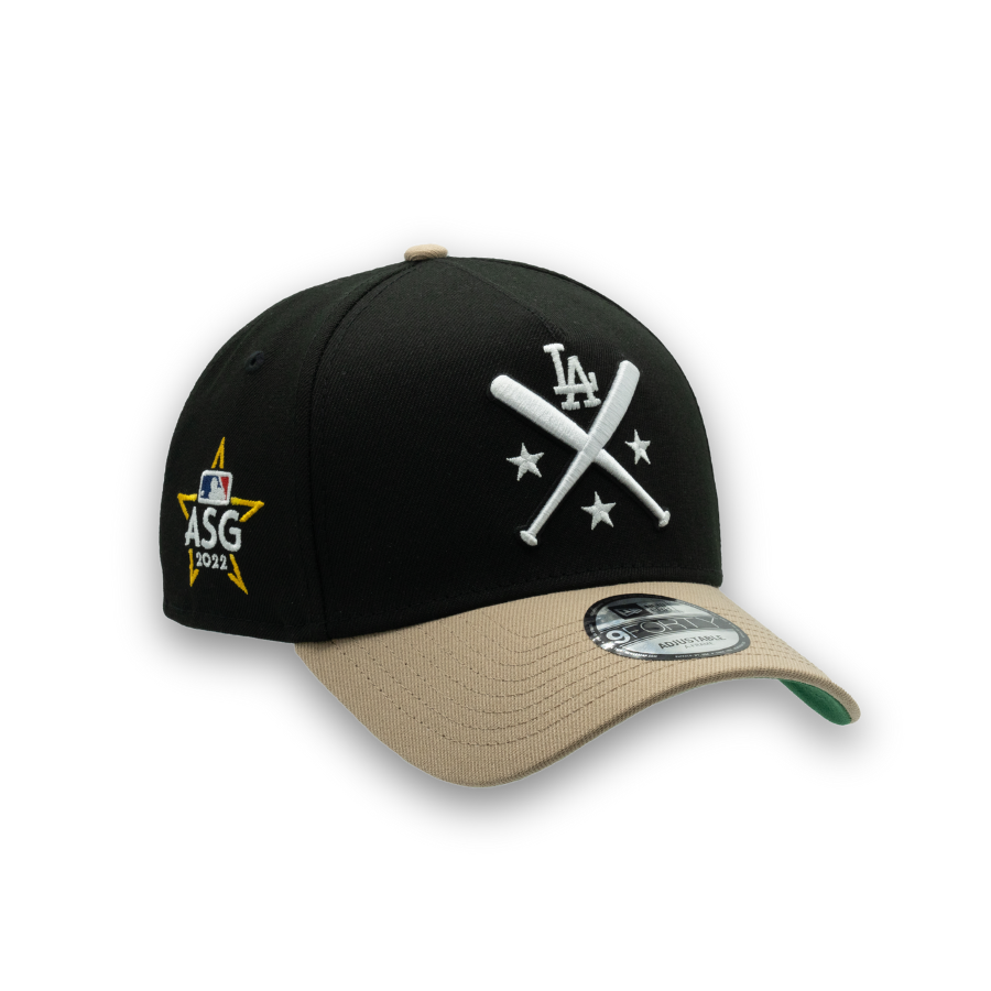 Los Angeles Dodgers New Era Allstar Game 2022 Side Patch 9FORTY A-Frame MLB Cap Schwarz - SD Exclusive - STADIUMDREAMS