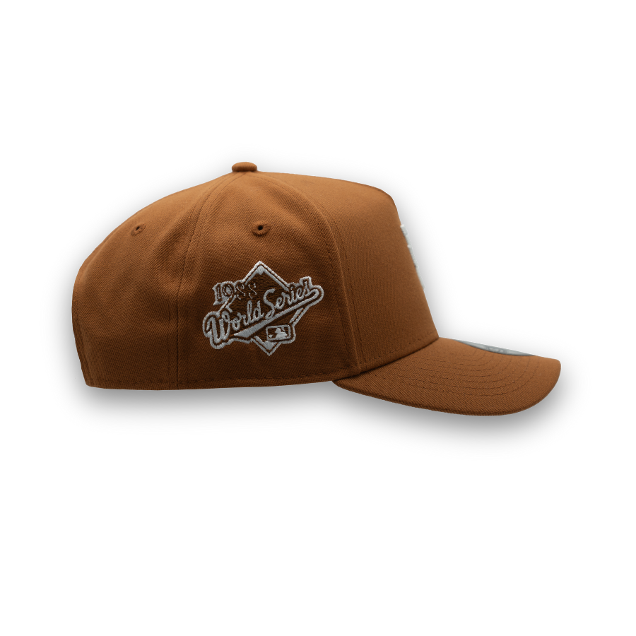 Los Angeles Dodgers Upside Down New Era 9FORTY A-Frame MLB Cap Kupfer Braun StadiumDreams Exclusive