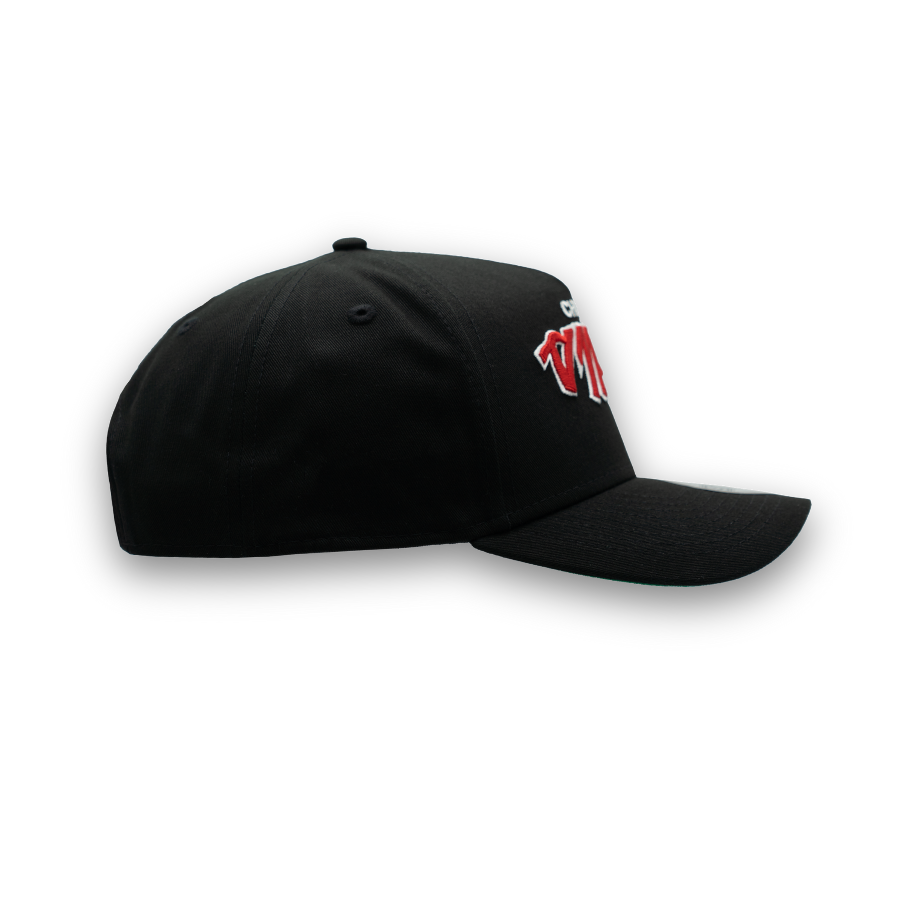 Chicago Bulls Upside Down New Era 9FORTY A-Frame NBA Cap Schwarz StadiumDreams Exclusive - STADIUMDREAMS