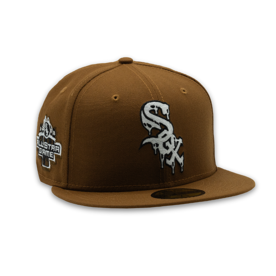 Chicago White Sox New Era MLB Allstar Game '03 Side Patch Drip 59FIFTY Cap Braun - SD Exclusive - STADIUMDREAMS