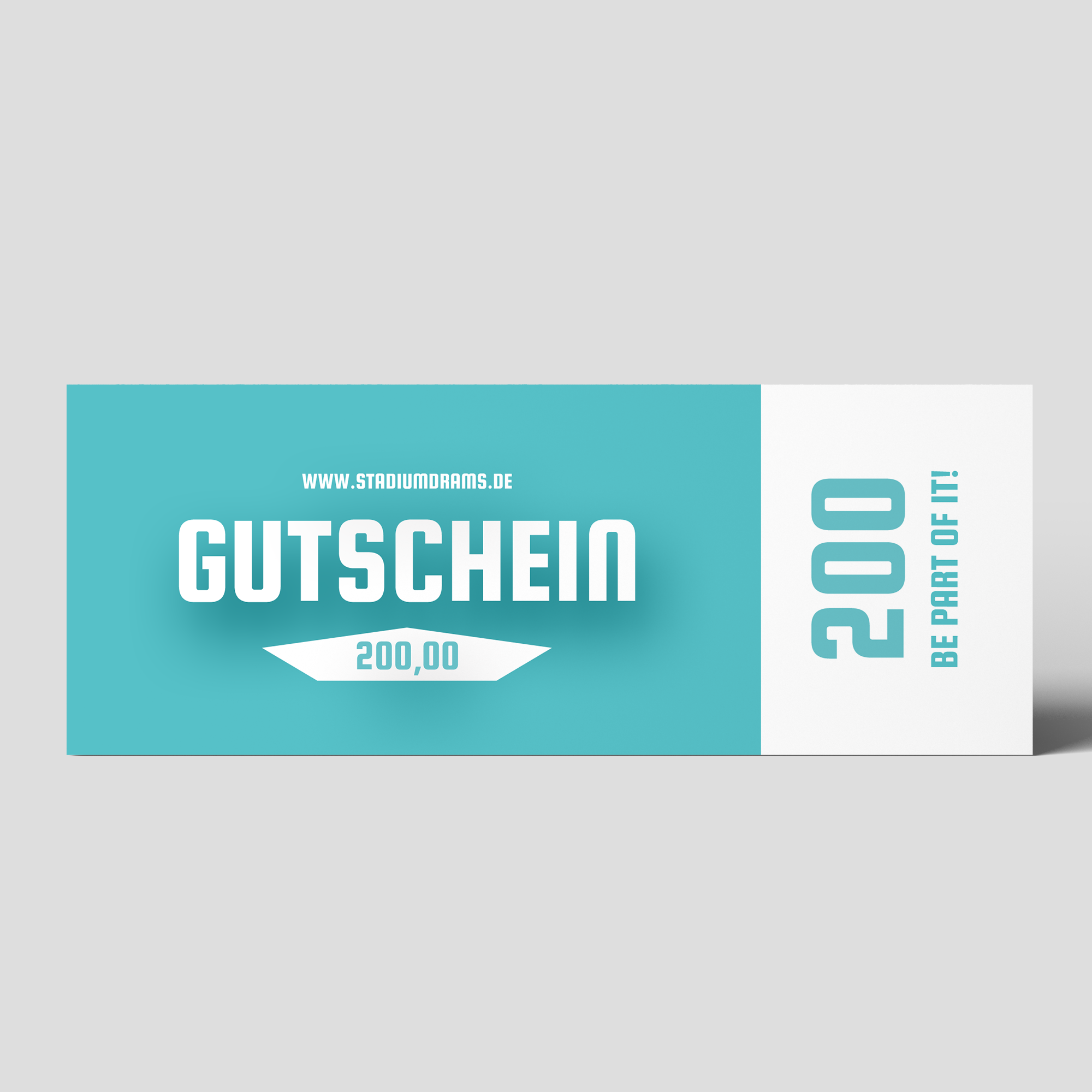 Geschenkgutschein - 200€ - STADIUMDREAMS