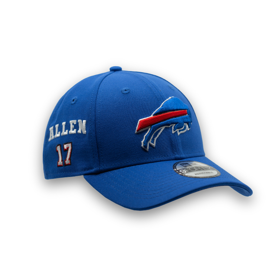 Buffalo Bills Josh Allen #17 New Era 9FORTY NFL Player Cap Blau StadiumDreams Exclusive - STADIUMDREAMS
