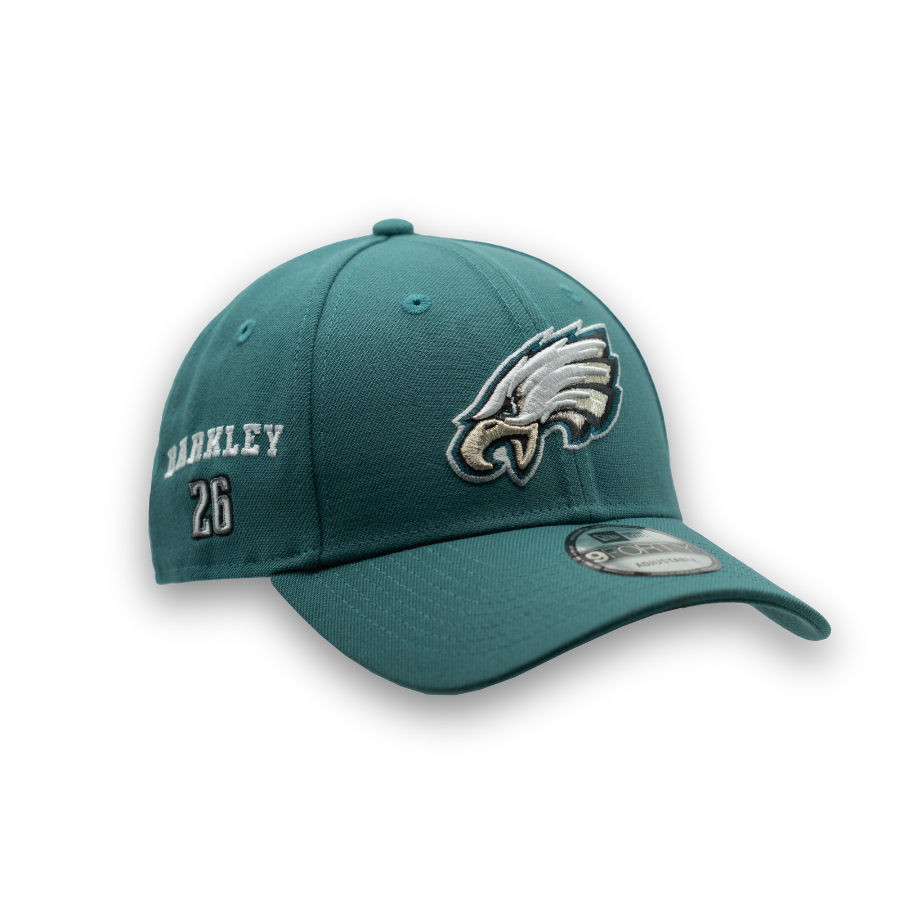 Philadelphia Eagles Saquon Barkley #26 New Era 9FORTY NFL Player Cap Grün StadiumDreams Exclusive - STADIUMDREAMS