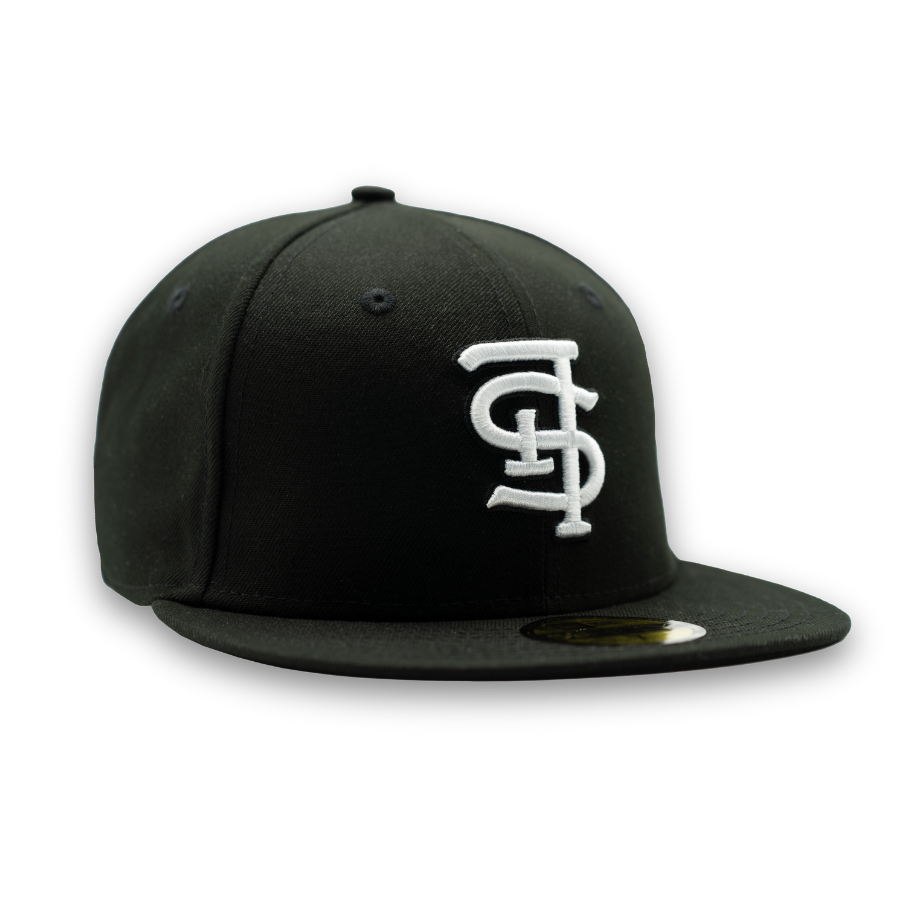 St. Louis Cardinals Upside Down New Era 59FIFTY MLB Cap Schwarz StadiumDreams Exclusive - STADIUMDREAMS