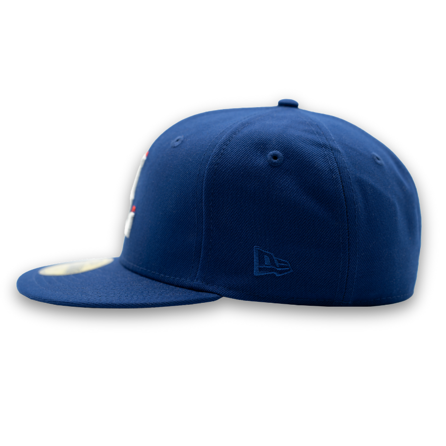 Texas Rangers Upside Down New Era 59FIFTY MLB Cap Blau StadiumDreams Exclusive - STADIUMDREAMS