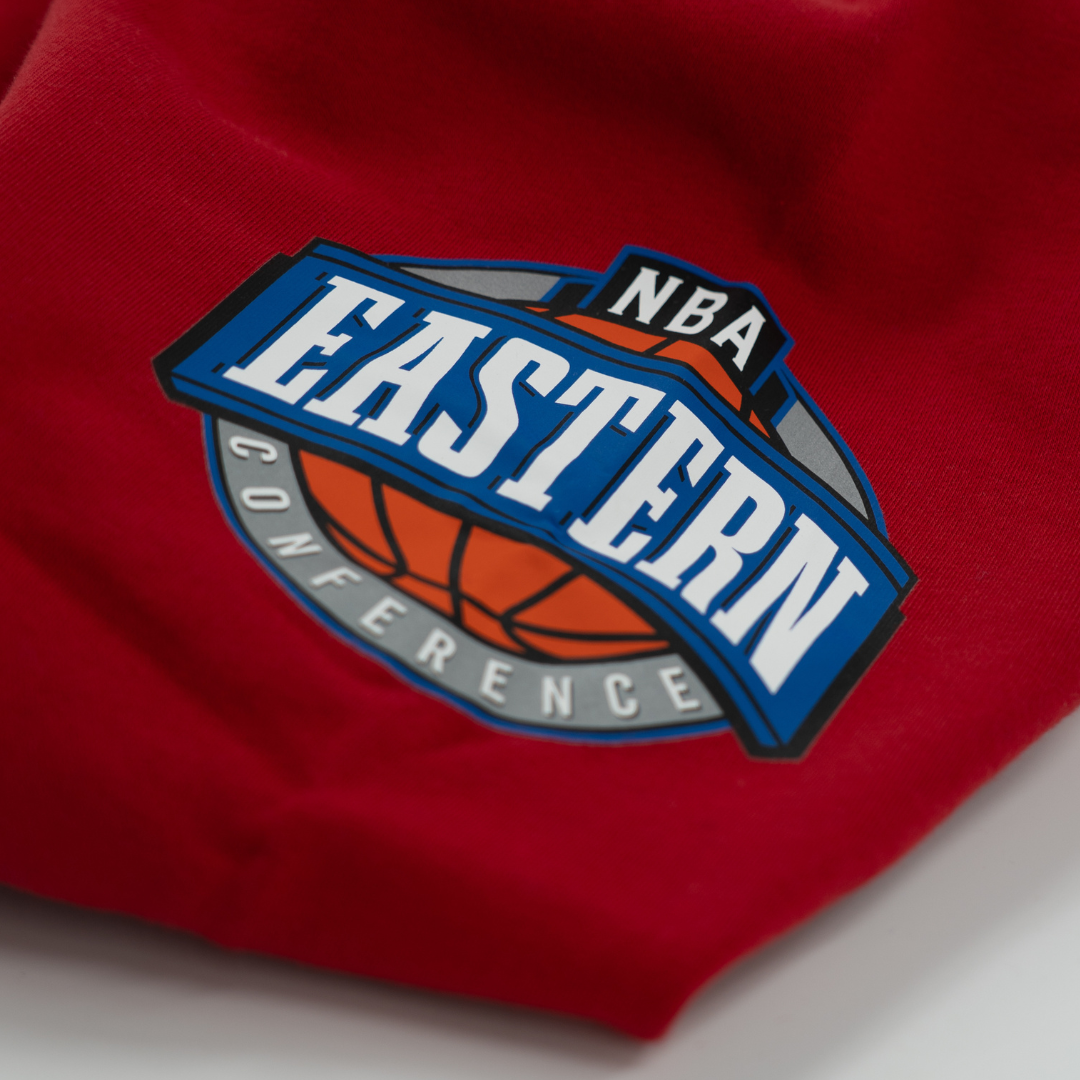 Chicago Bulls Mitchell & Ness There and Back Fleece NBA Crewneck Sweatshirt Rot - STADIUMDREAMS