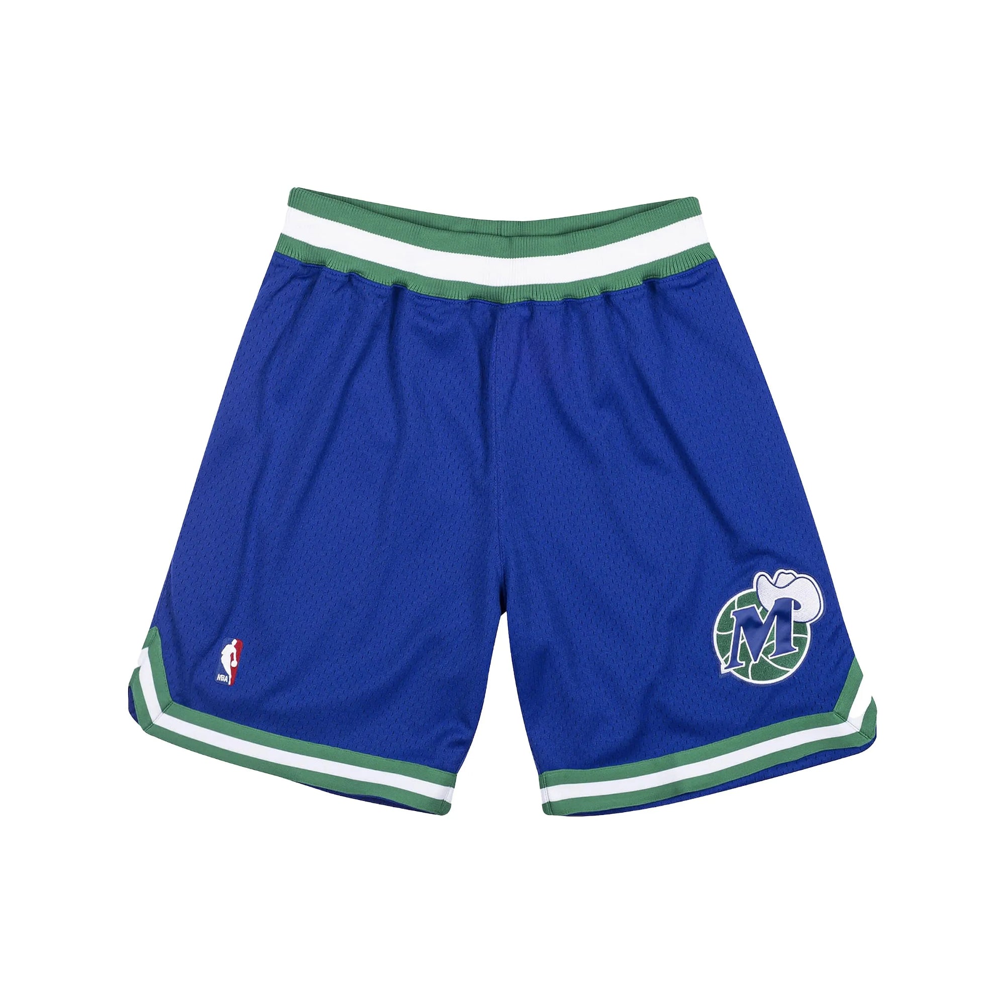 Dallas Mavericks Mitchell & Ness NBA Swingman Road Shorts 1998-1999 Blau