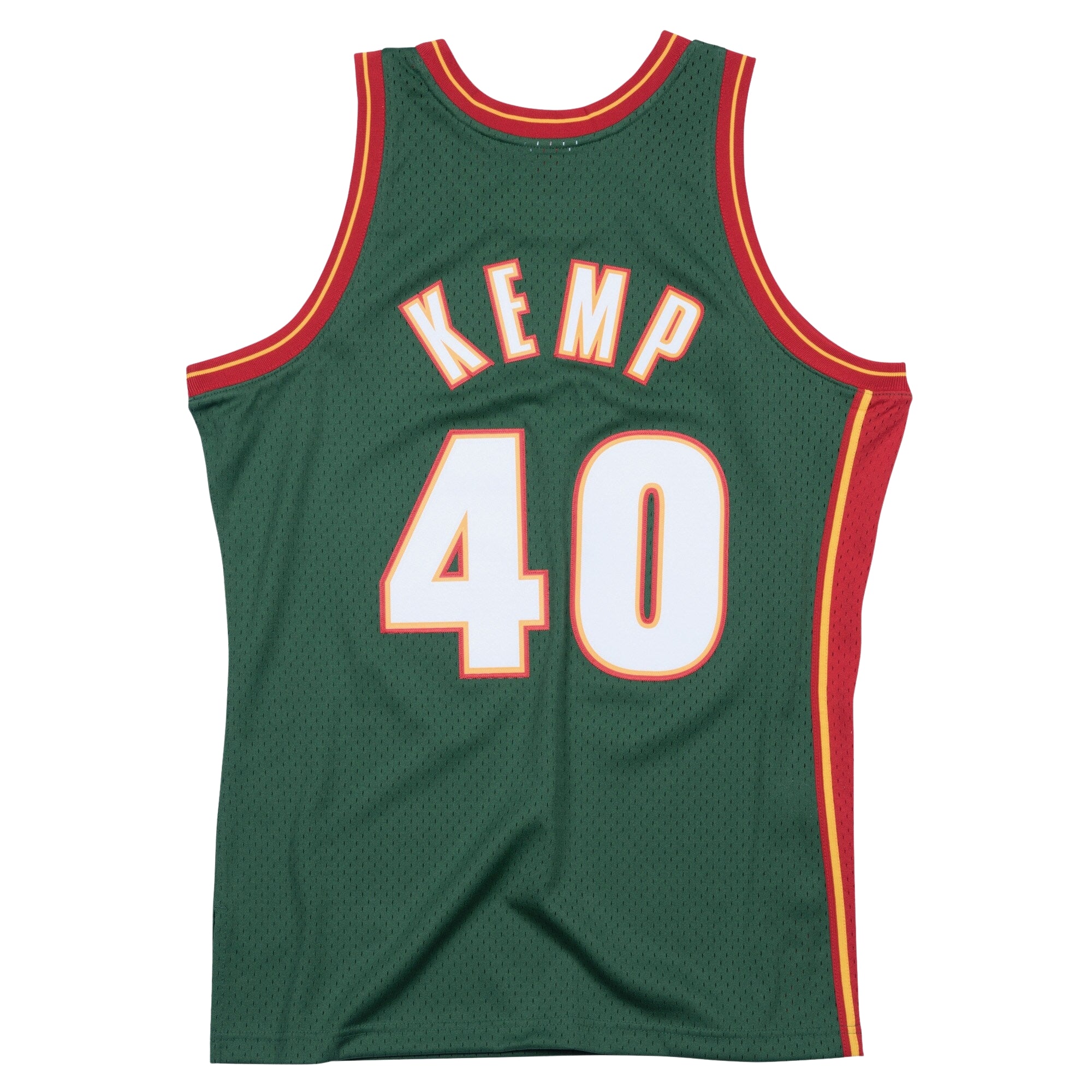 Shawn Kemp #40 Seattle SuperSonics Mitchell & Ness 1995–96 Swingman NBA Trikot Grün
