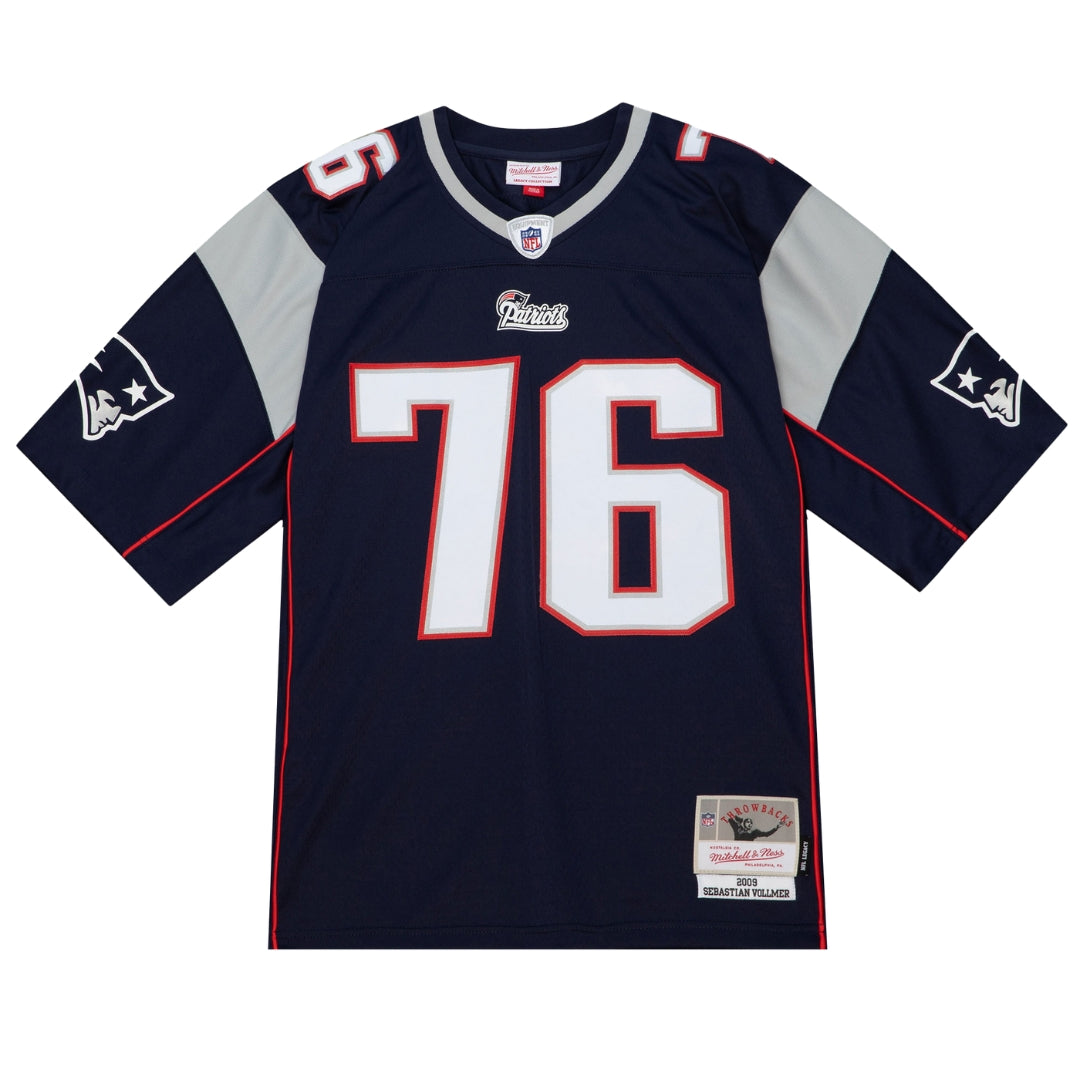 Sebastian Vollmer #76 New England Patriots Mitchell & Ness NFL Trikot 2009 Navy