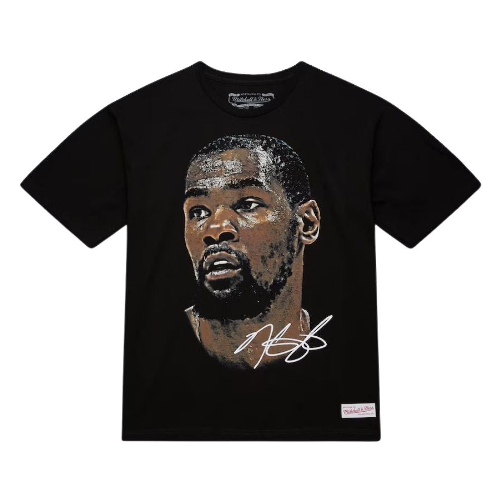 Kevin Durant Phoenix Suns Mitchell & Ness Painted Real Big Face NBA T-Shirt Schwarz - STADIUMDREAMS