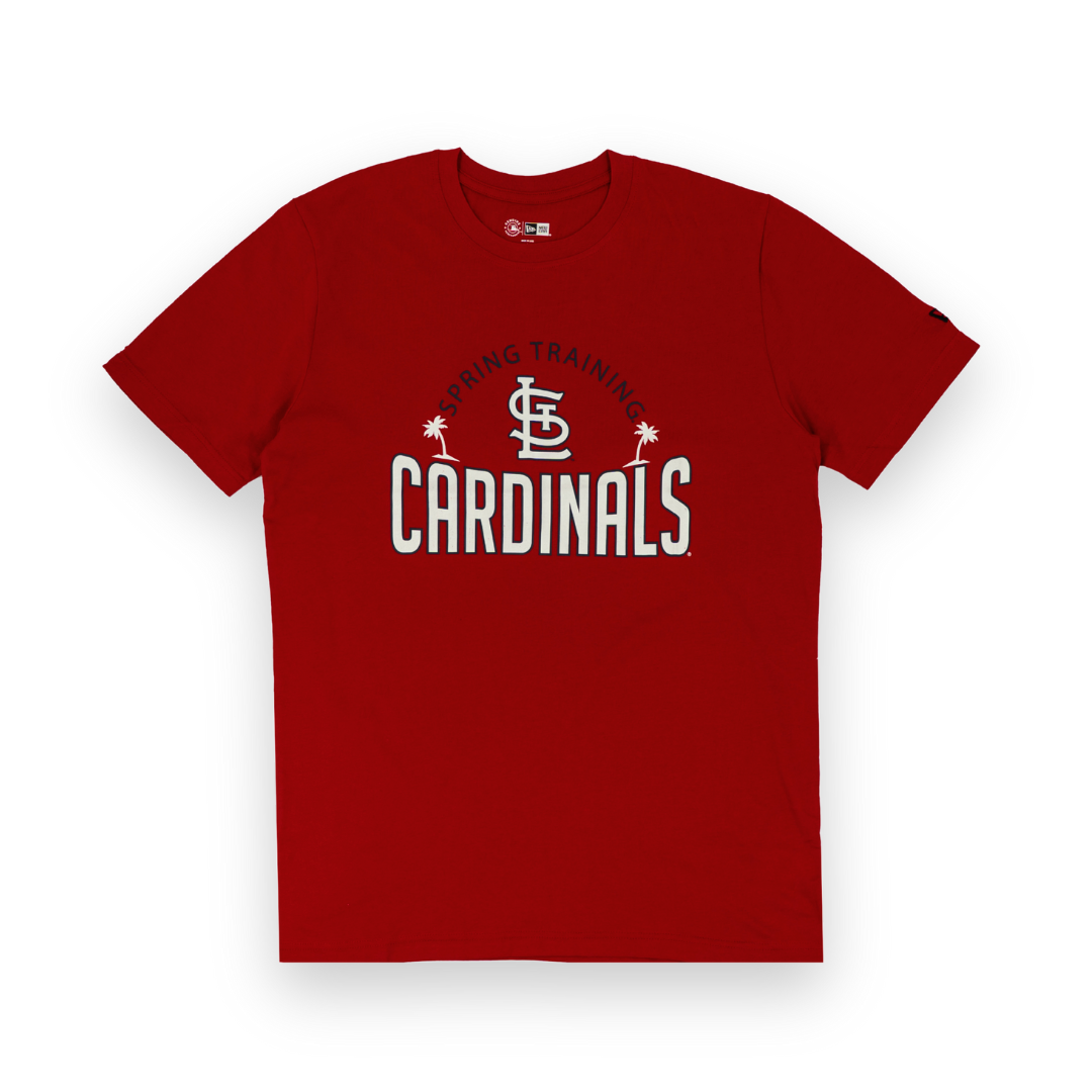 St. Louis Cardinals New Era Spring Training MLB T-Shirt Rot - STADIUMDREAMS
