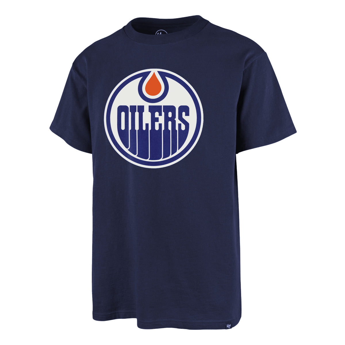 Edmonton Oilers ’47 Echo NHL T-Shirt Navy - STADIUMDREAMS