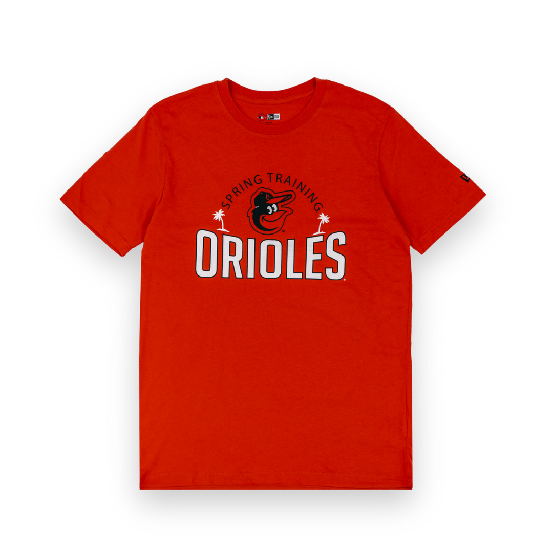 Baltimore Orioles New Era Spring Training MLB T-Shirt Orange - STADIUMDREAMS