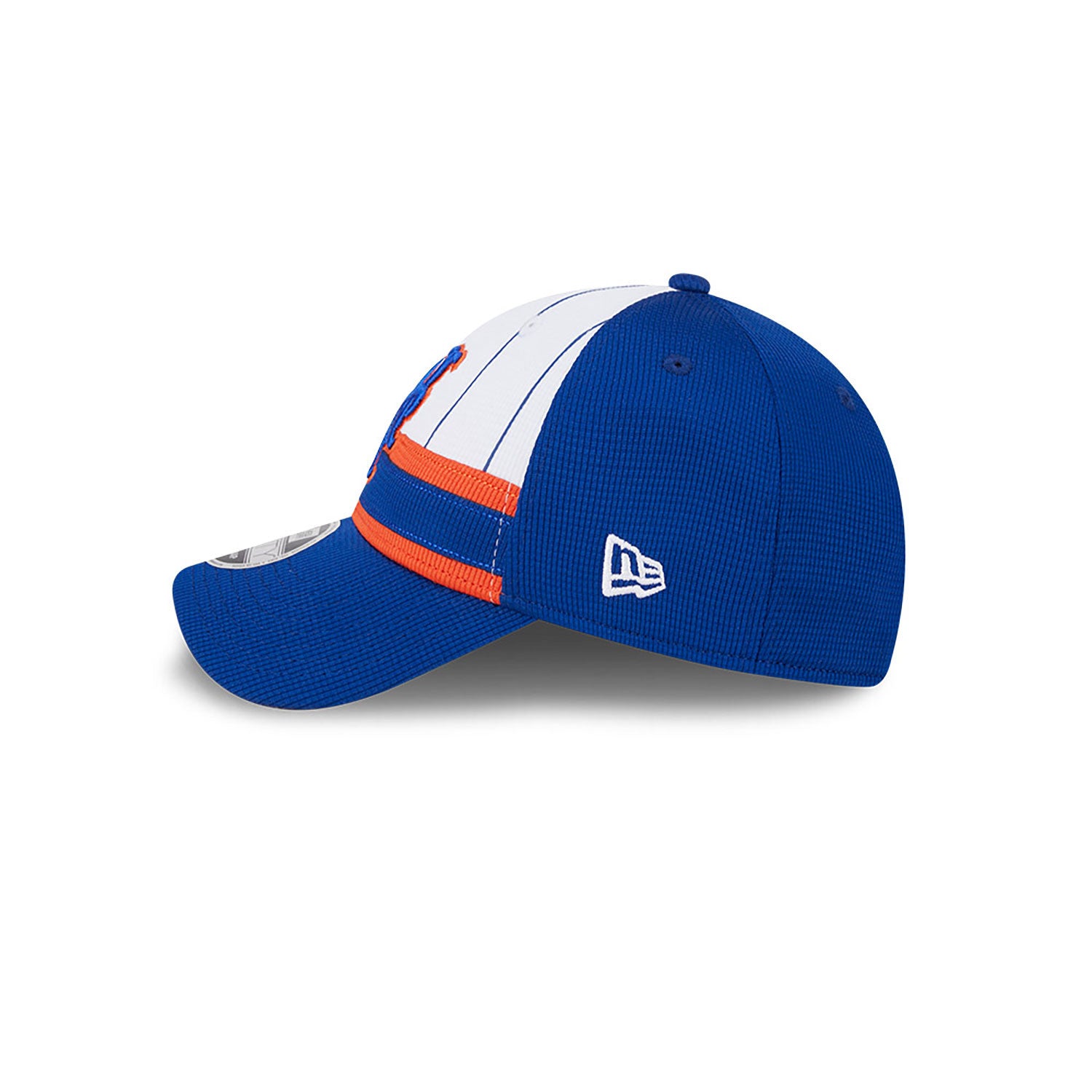 New York Mets New Era 2025 MLB Batting Practice 9FORTY Stretch Snap Cap Blau - STADIUMDREAMS