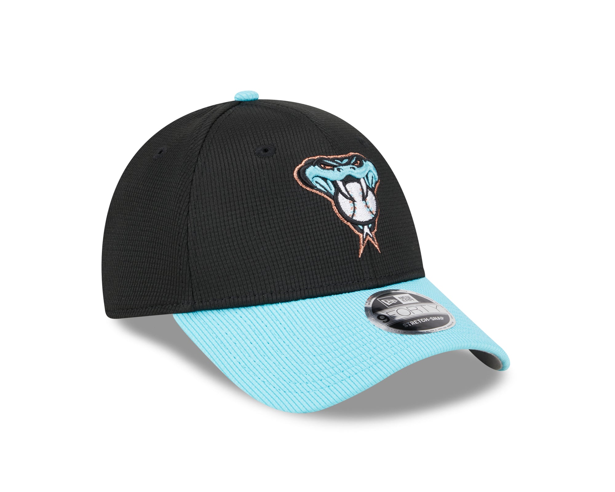 Arizona Diamondbacks New Era 2025 MLB Batting Practice 9FORTY Stretch Snap Cap Schwarz - STADIUMDREAMS