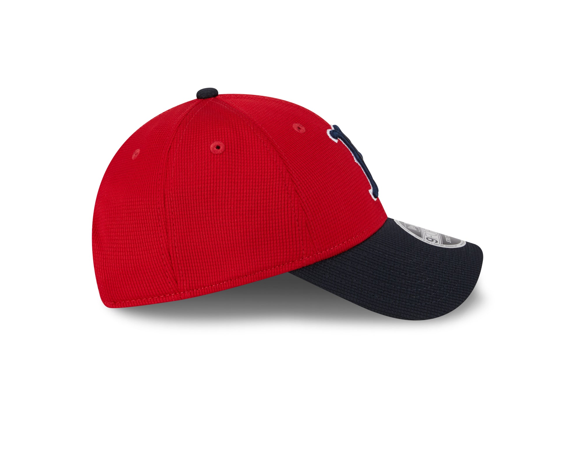 Boston Red Sox New Era 2025 MLB Batting Practice 9FORTY Stretch Snap Cap Rot - STADIUMDREAMS