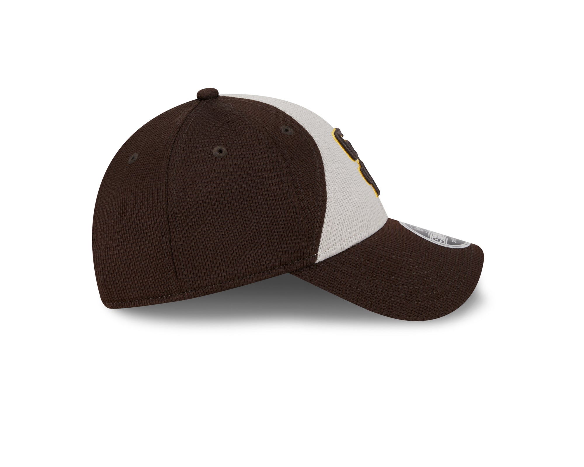 San Diego Padres New Era 2025 MLB Batting Practice 9FORTY Stretch Snap Cap Braun - STADIUMDREAMS