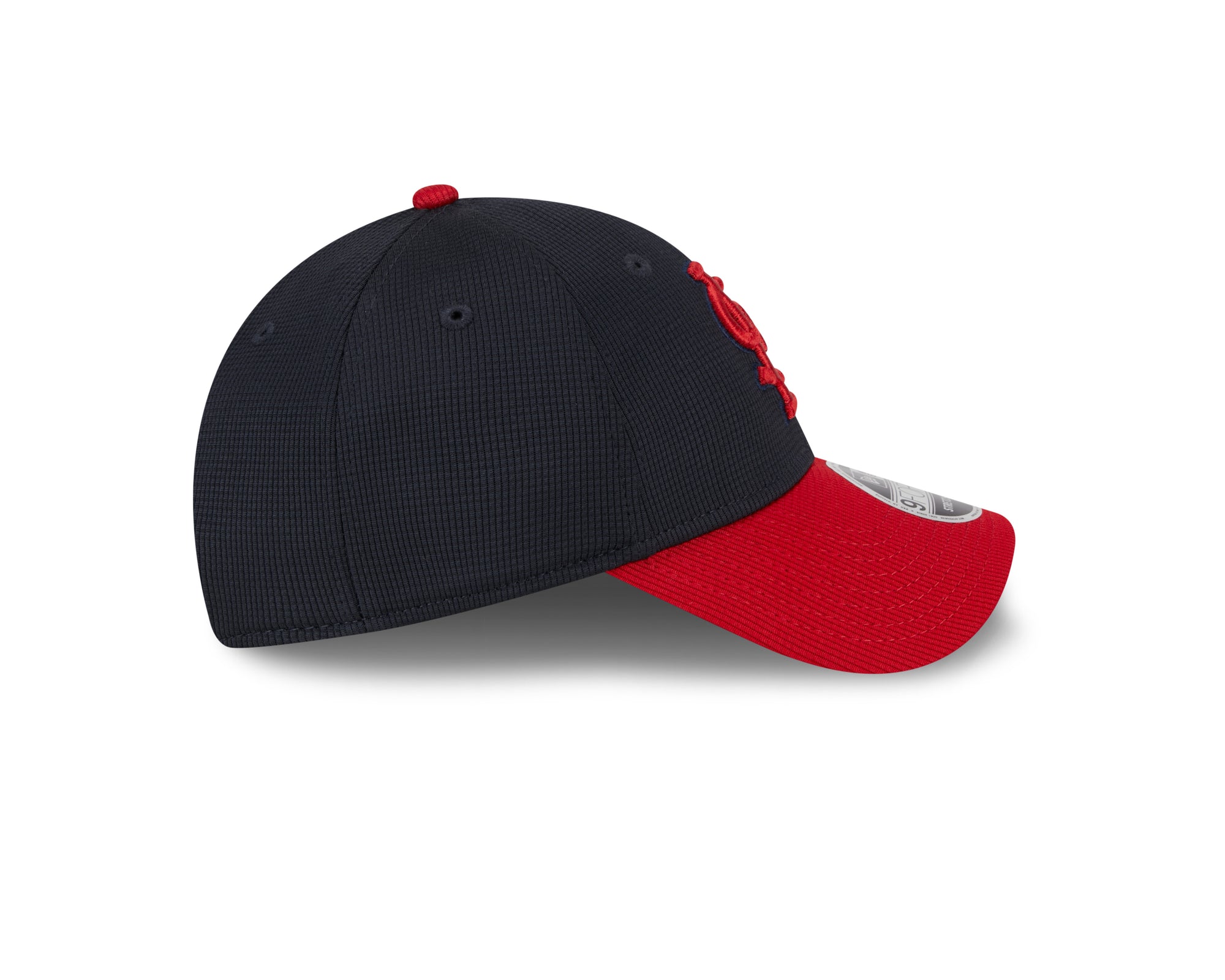 St. Louis Cardinals New Era 2025 MLB Batting Practice 9FORTY Stretch Snap Cap Rot - STADIUMDREAMS