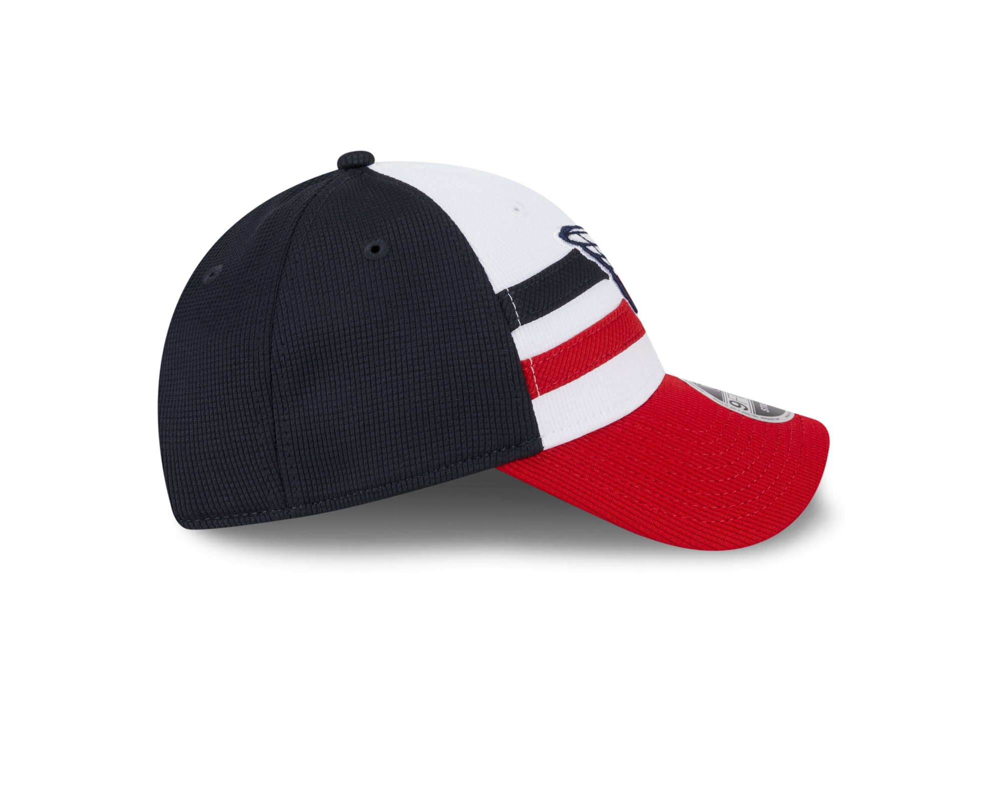 Cleveland Guardians New Era 2025 MLB Batting Practice 9FORTY Stretch Snap Cap Navy - STADIUMDREAMS