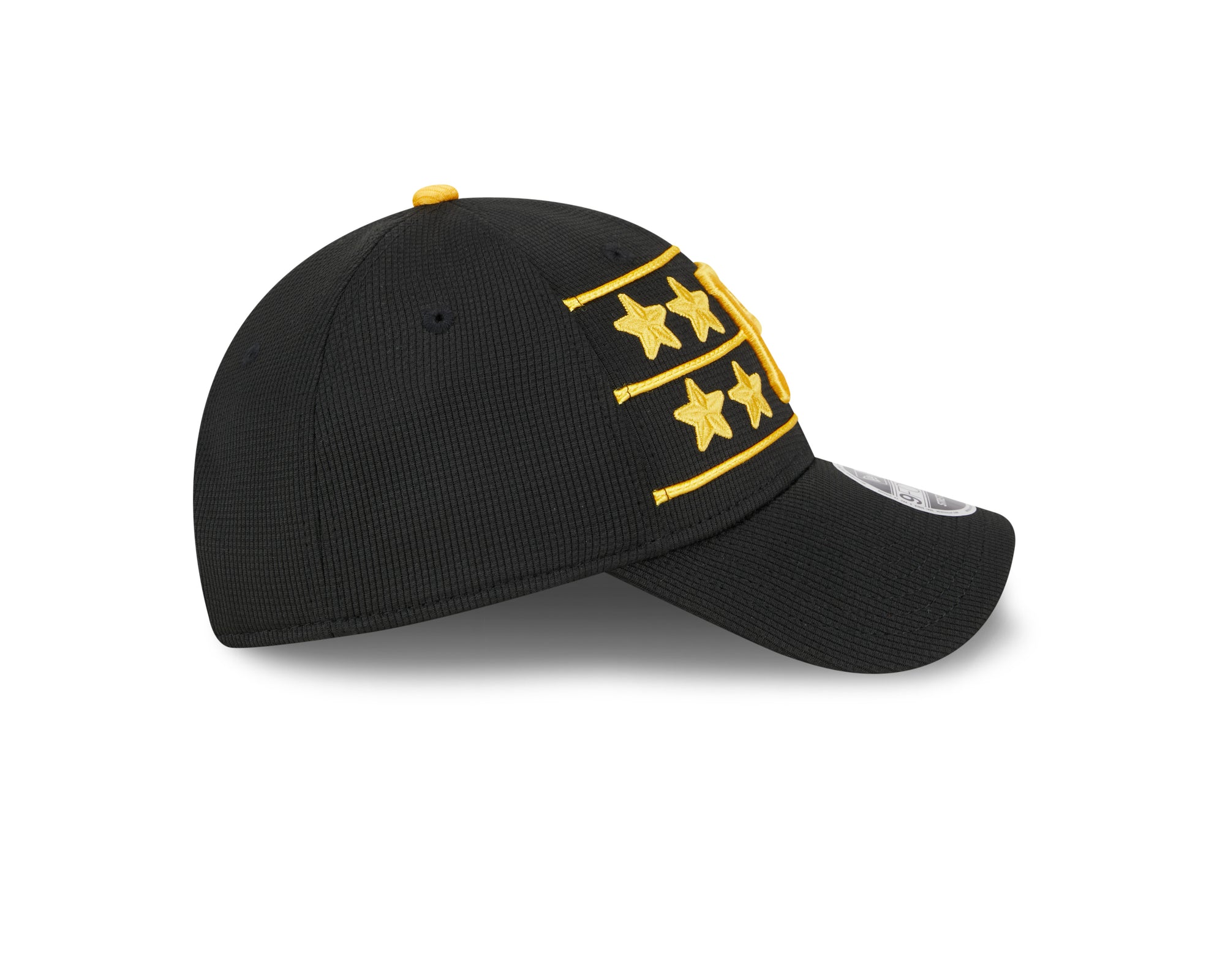 Pittsburgh Pirates New Era 2025 MLB Batting Practice 9FORTY Stretch Snap Cap Schwarz - STADIUMDREAMS
