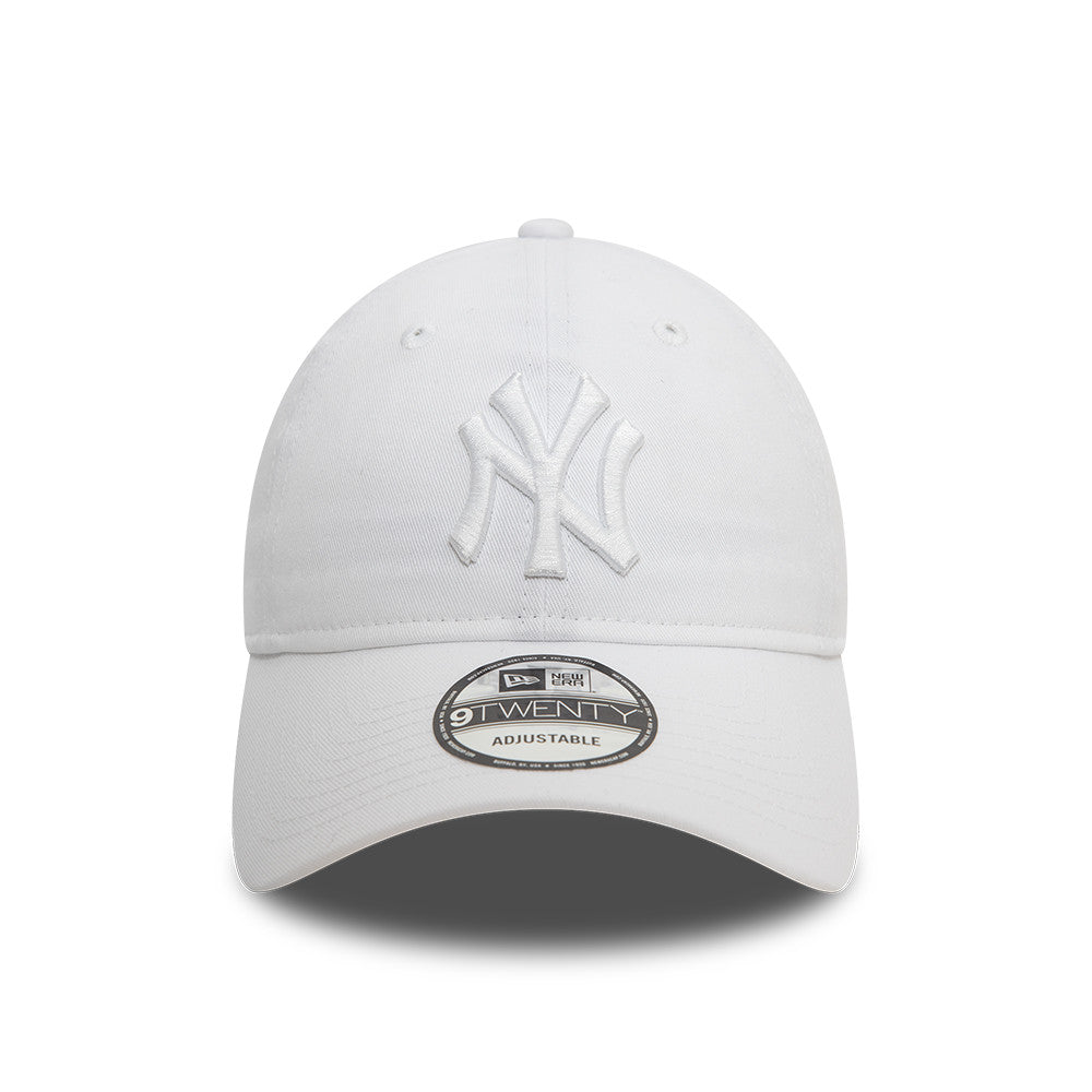 New York Yankees New Era League Essential  9TWENTY MLB Cap Weiß - STADIUMDREAMS