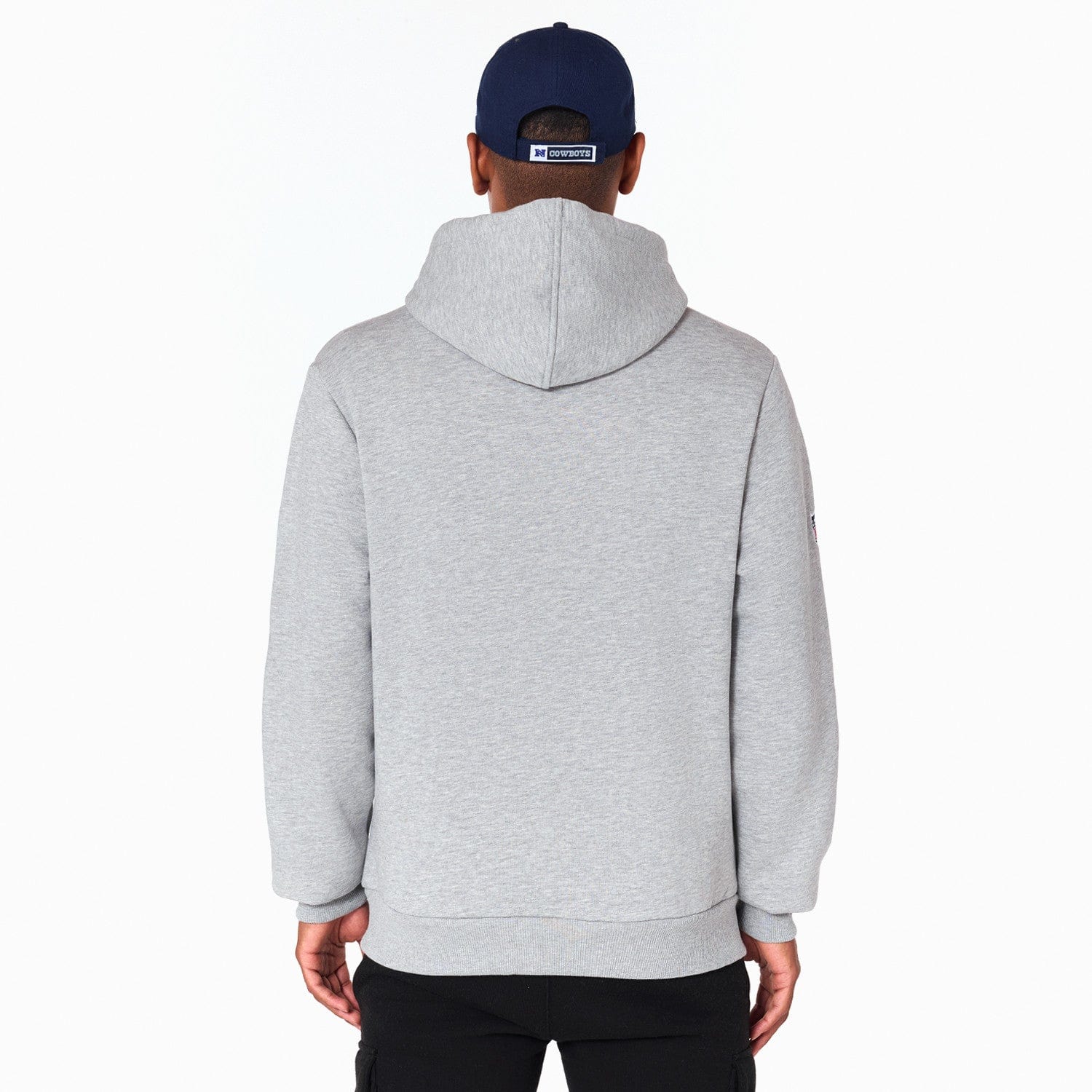 Dallas Cowboys Logo Hoodie NFL New Era Grau - STADIUMDREAMS